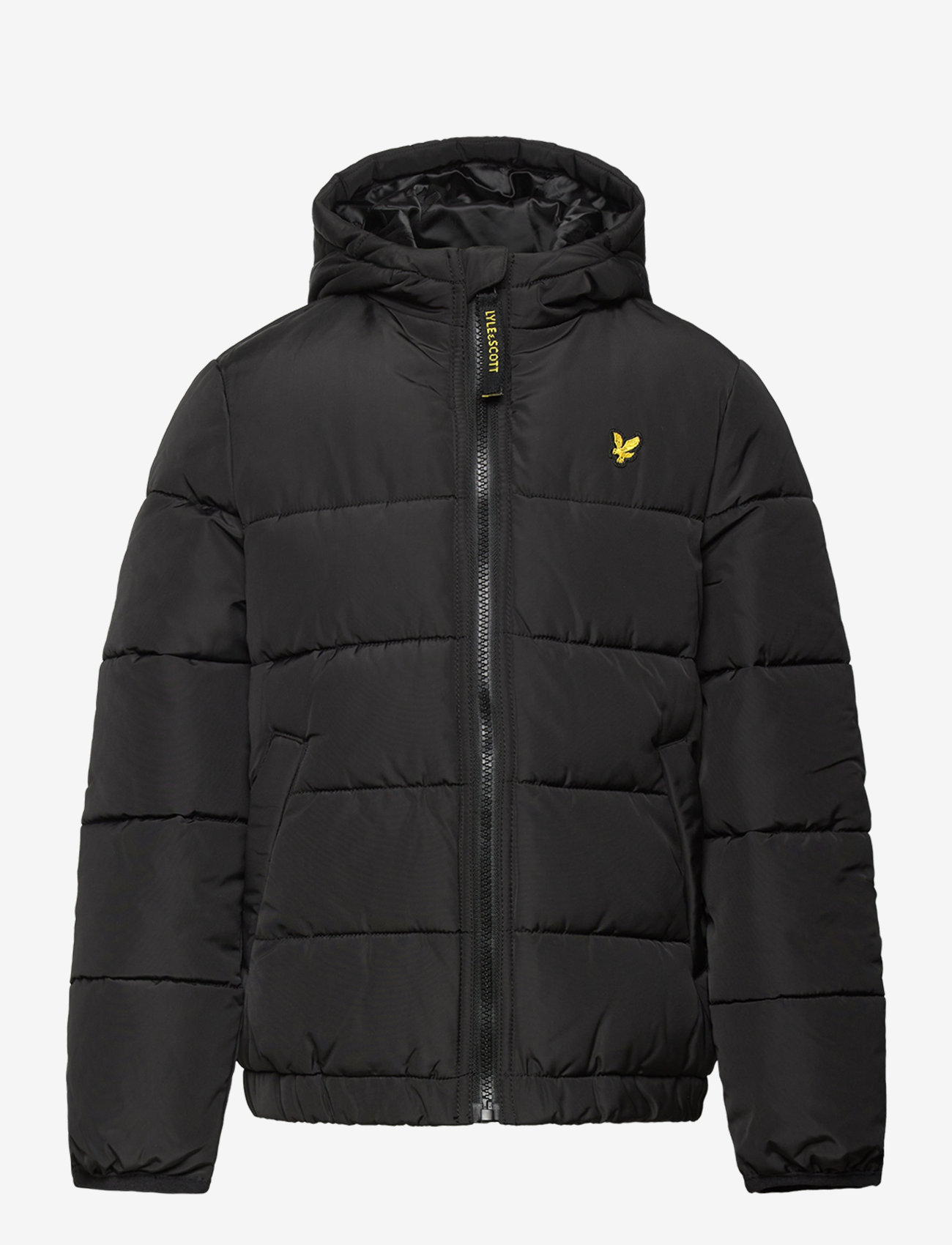 Lyle & Scott - Quilted Puffer Coat - dunjakker & forede jakker - jet black - 1