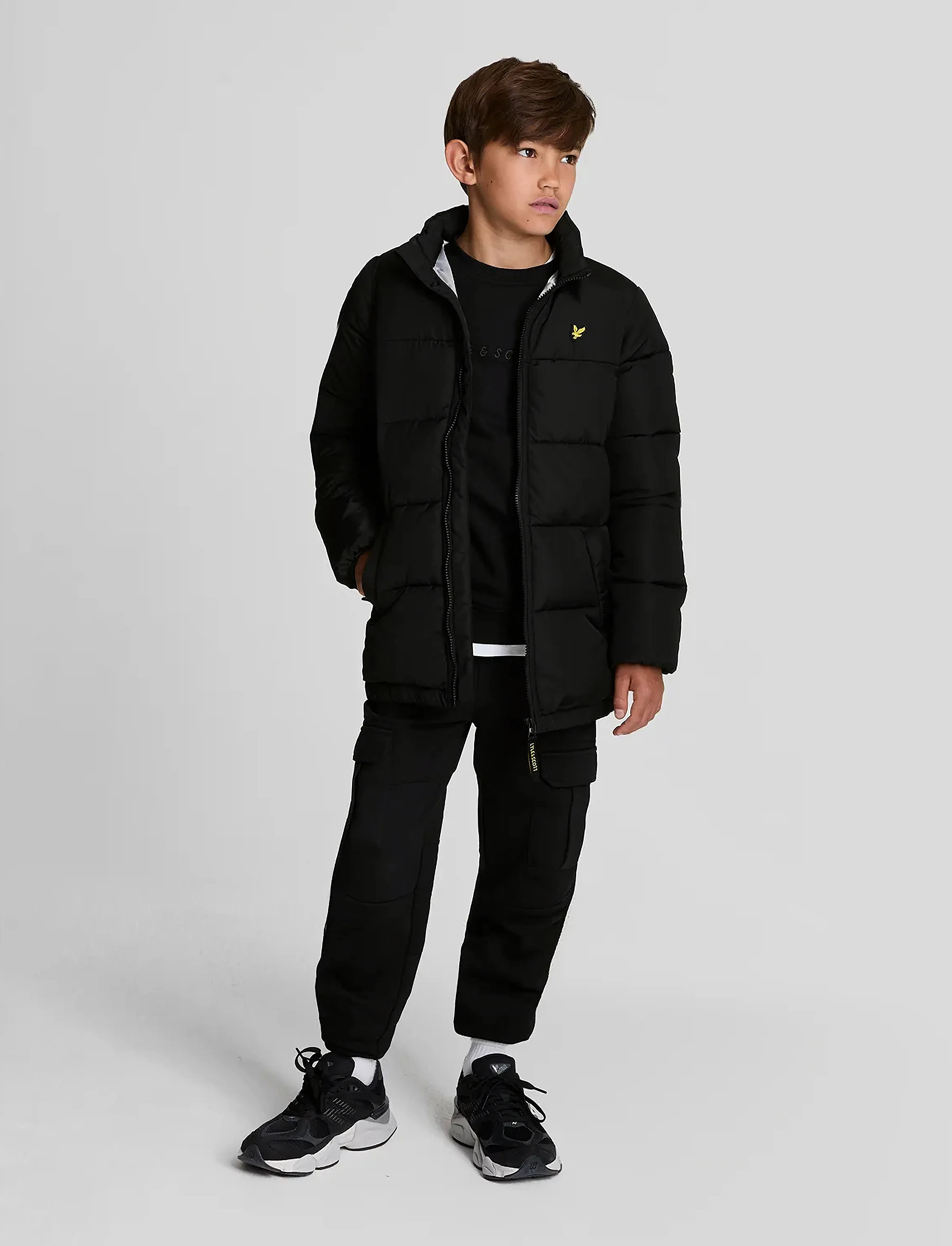 Lyle & Scott - Quilted Puffer Coat - puffer & padded - jet black - 5
