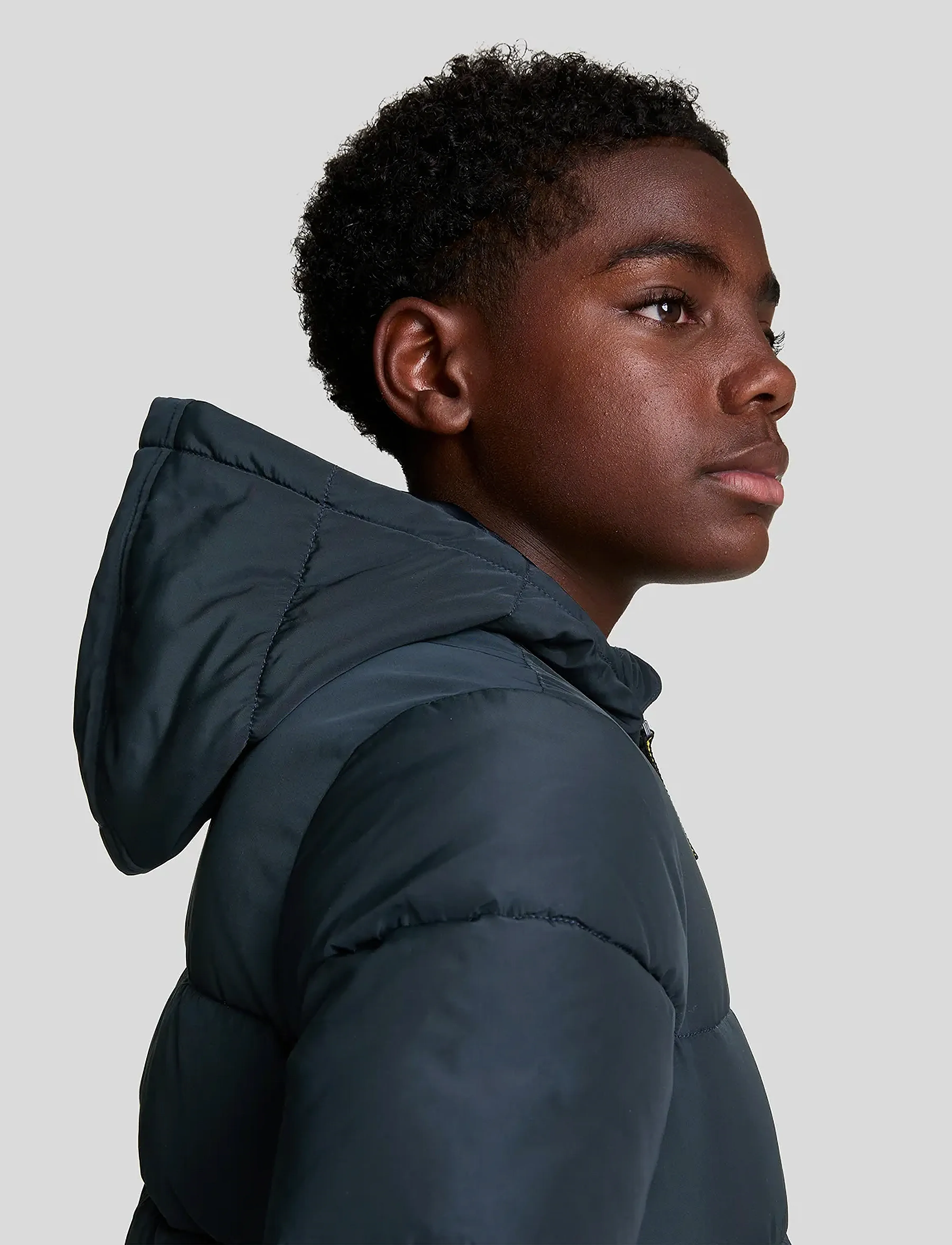 Lyle & Scott - Quilted Puffer Coat - z271 dark navy - 5