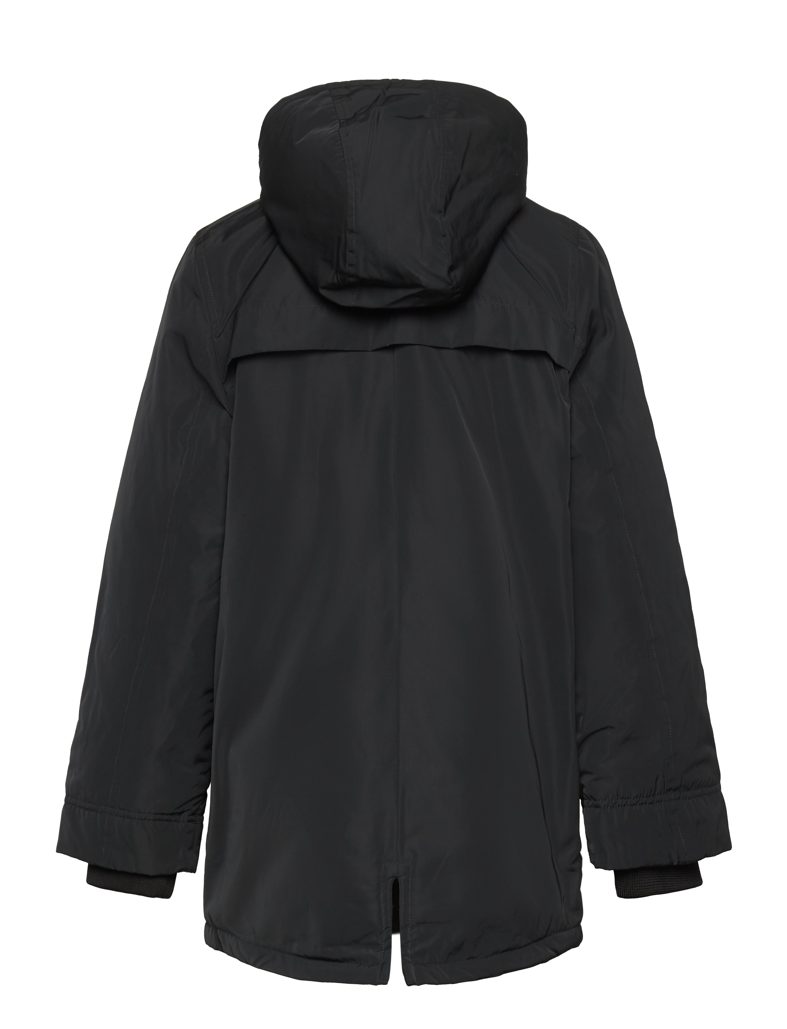 Lyle & Scott - Fleece Lined Padded Coat - daunen-& steppjacken - jet black - 1