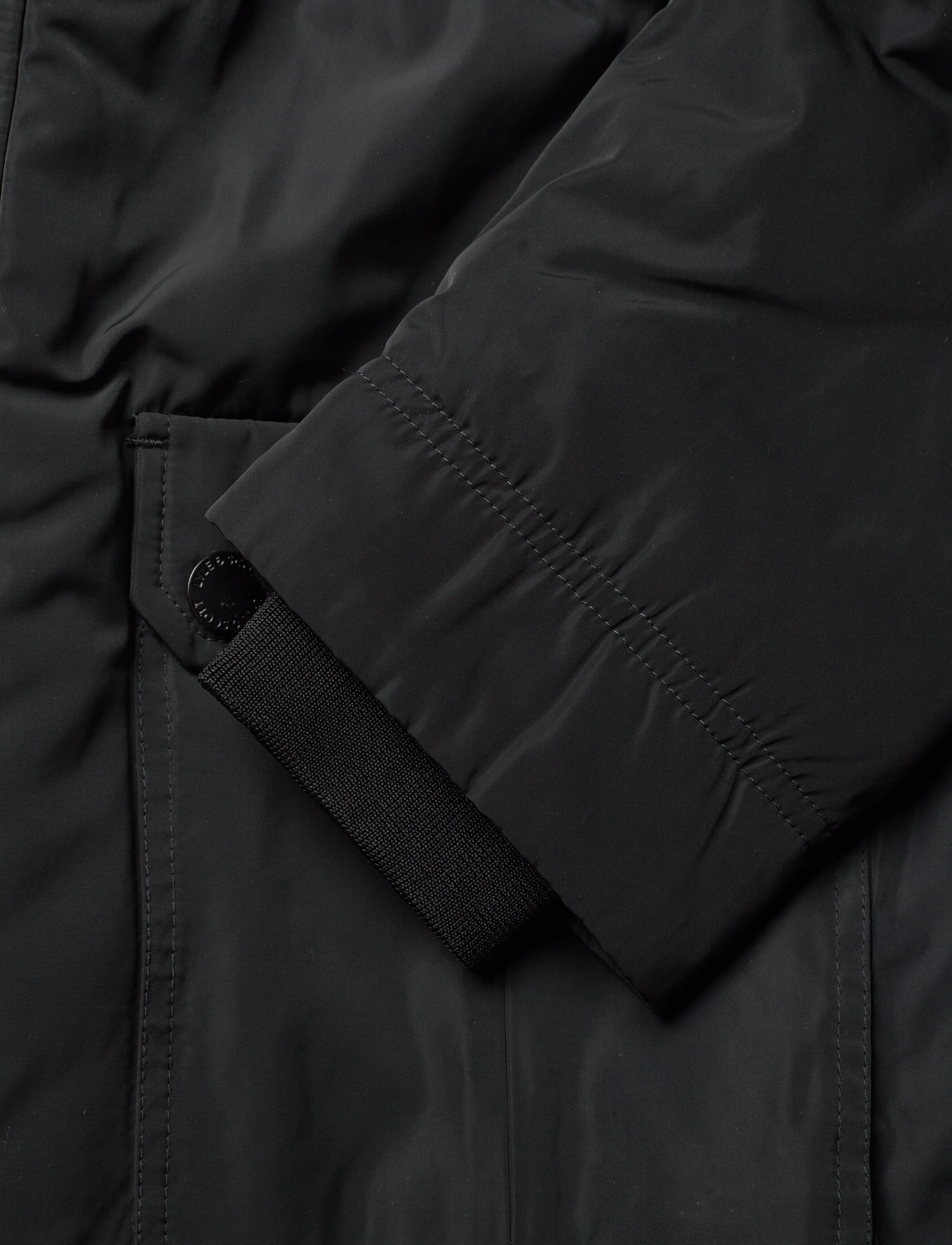Lyle & Scott - Fleece Lined Padded Coat - daunen-& steppjacken - jet black - 3