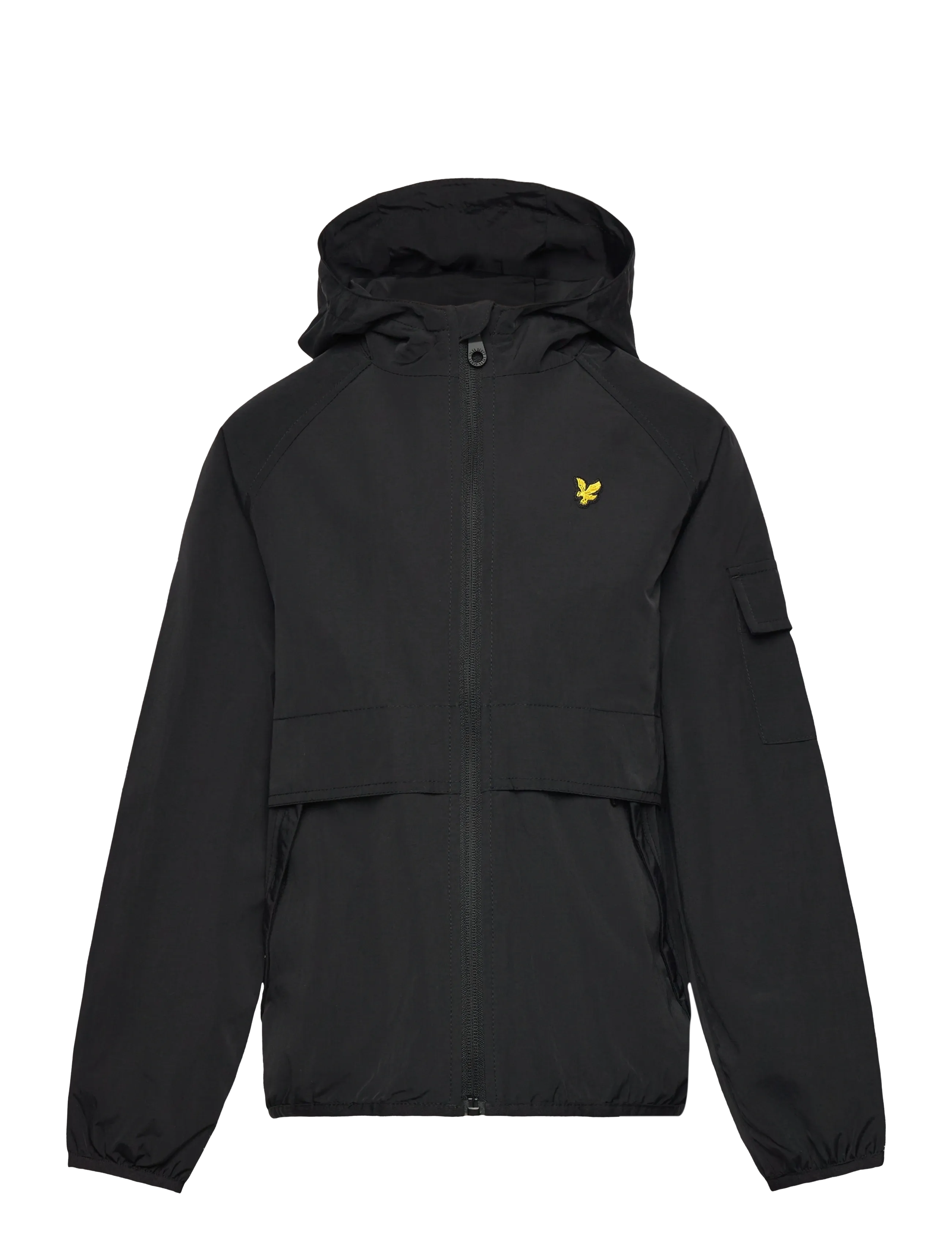 Lyle & Scott Hooded Windbreaker Jacket - Lyle & Scott - Z865 JET BLACK / black