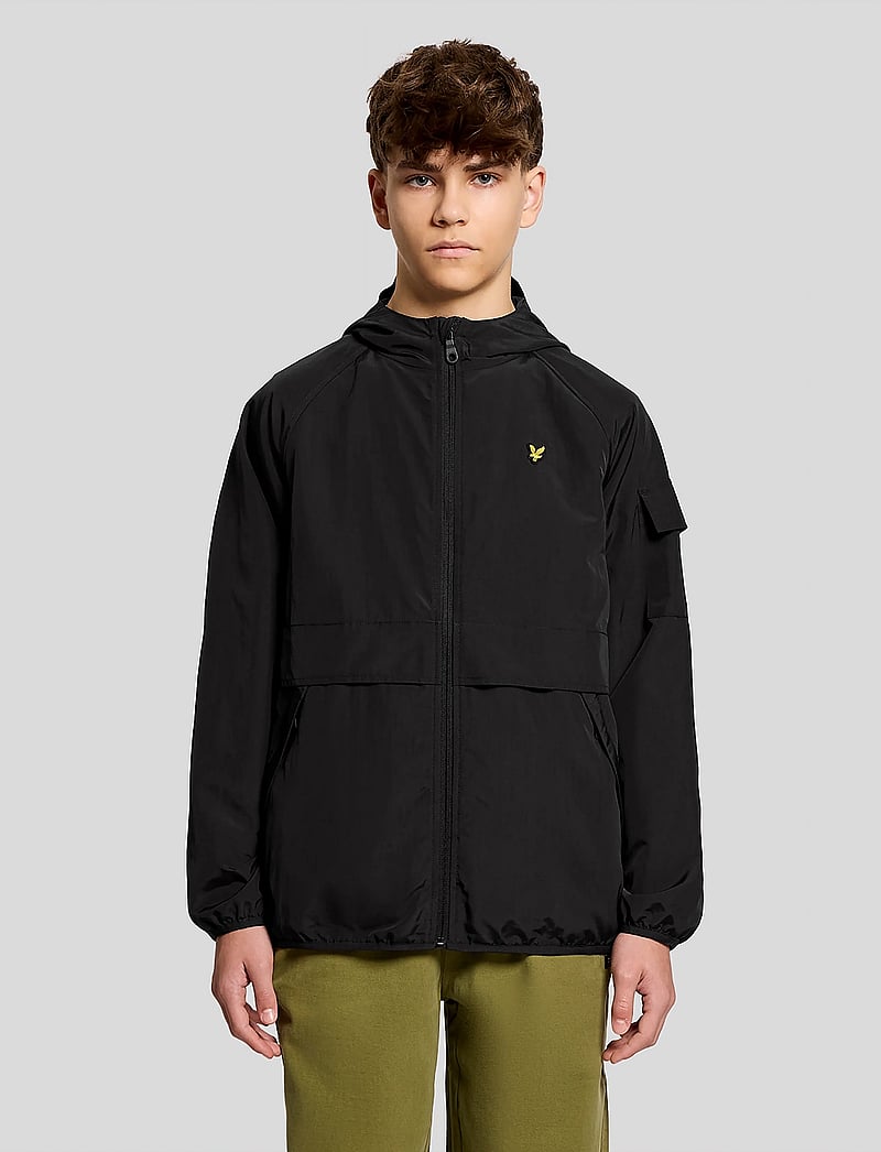 Lyle & Scott - Hooded Windbreaker Jacket - windjacken - z865 jet black - 0