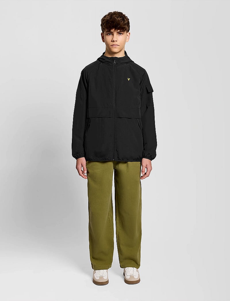 Lyle & Scott - Hooded Windbreaker Jacket - windjacken - z865 jet black - 3