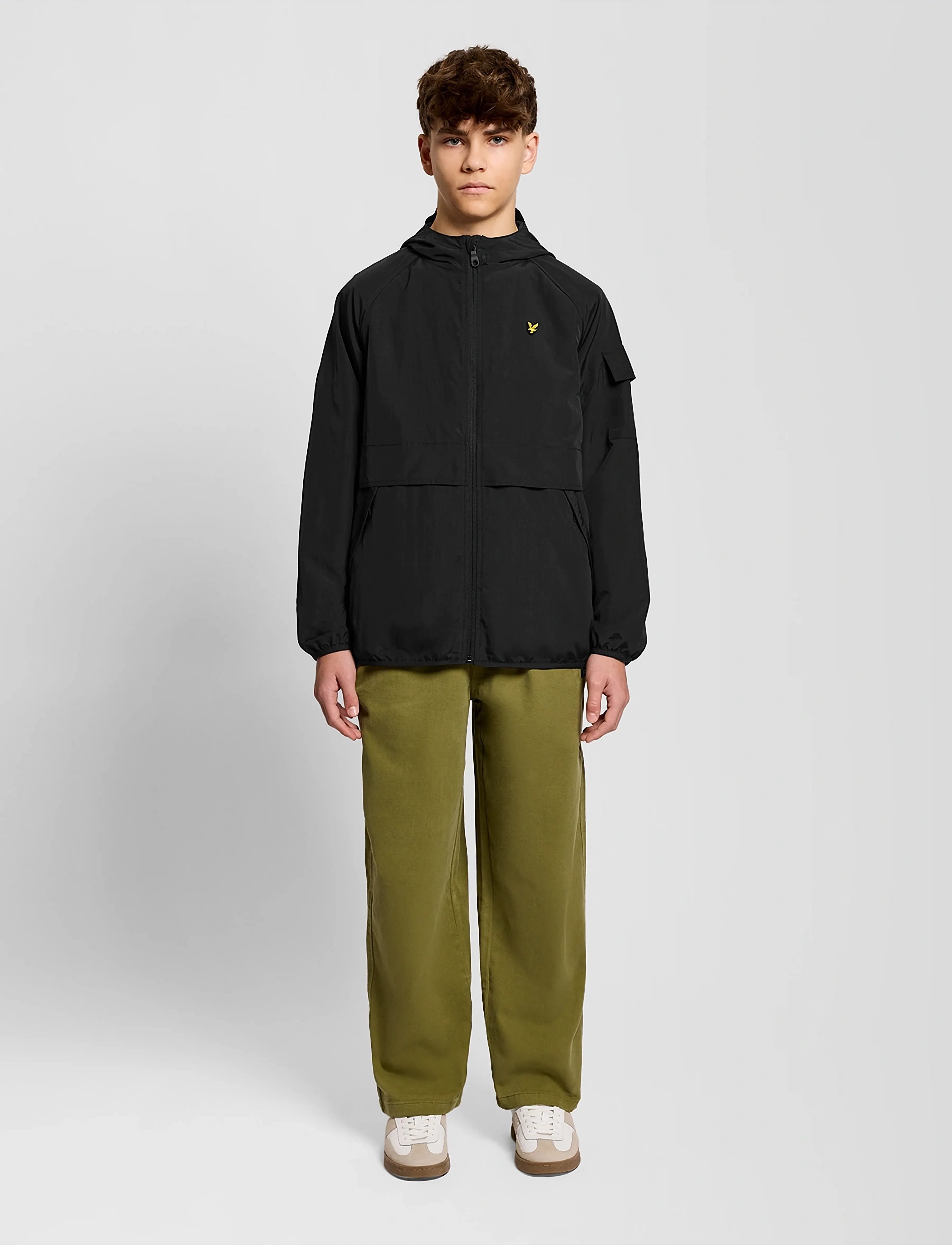 Lyle & Scott - Hooded Windbreaker Jacket - windbreaker - z865 jet black - 3