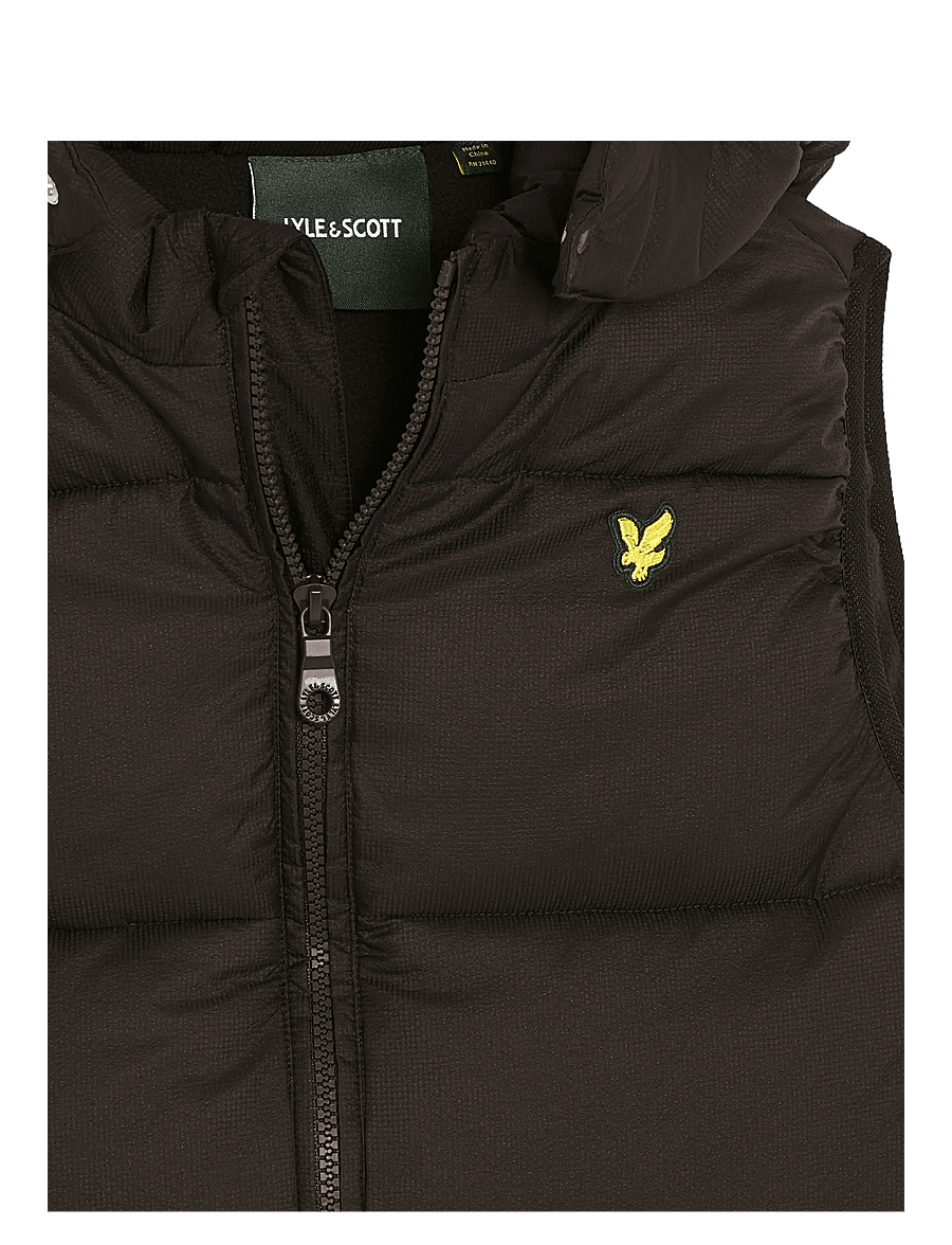 Lyle & Scott - Ripstop Quilted Gilet - shoppa efter ålder - z865 jet black - 2