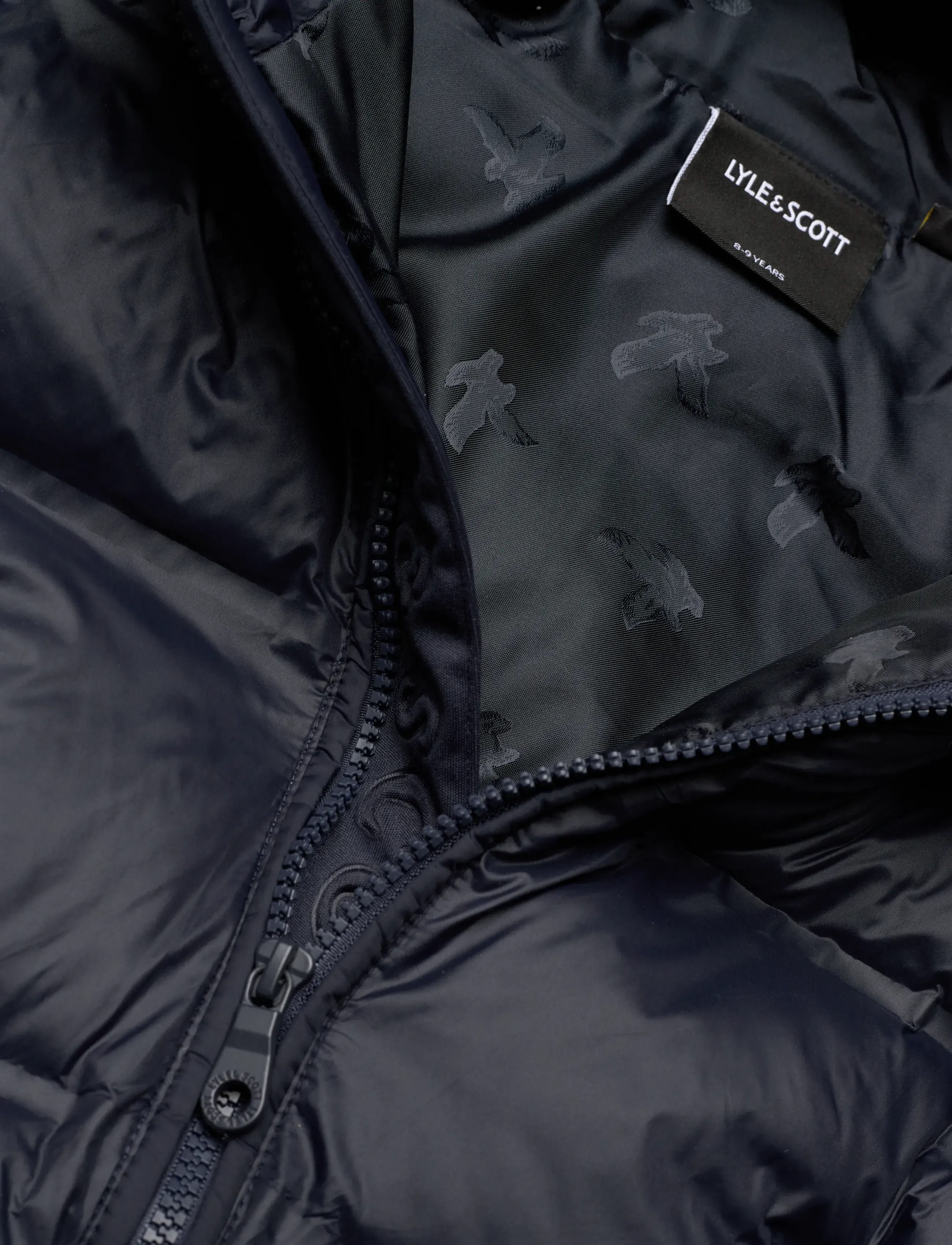 Lyle & Scott - Cropped Puffer Coat - daunen-& steppjacken - z271 dark navy - 2