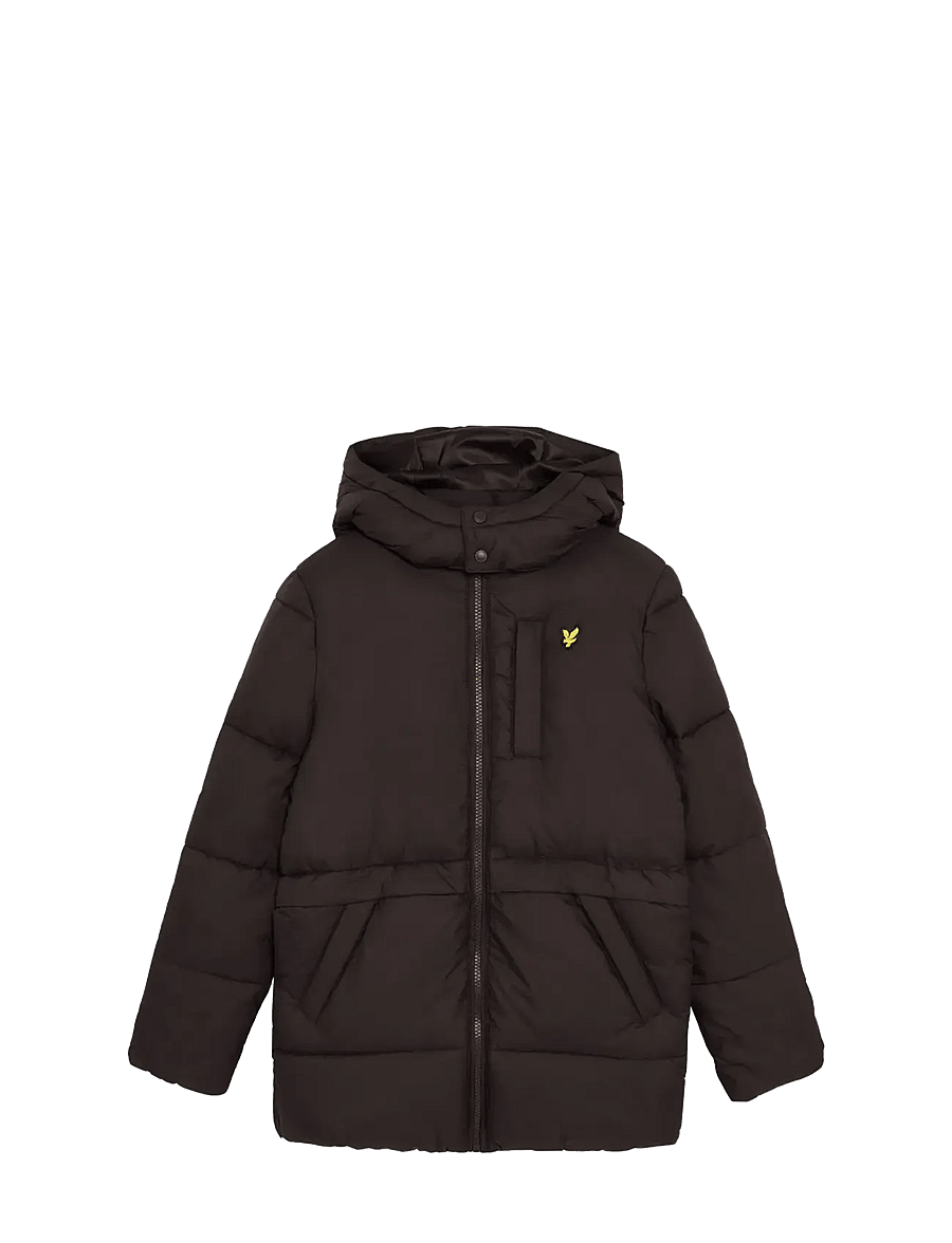 Lyle & Scott - Ripstop Quilted Puffer Coat - quilted jackets - z865 jet black - 0