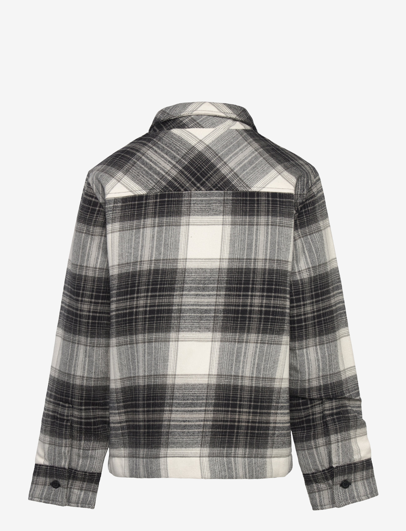 Lyle & Scott - Brushed Check Jacket - overshirts - z865 jet black - 1