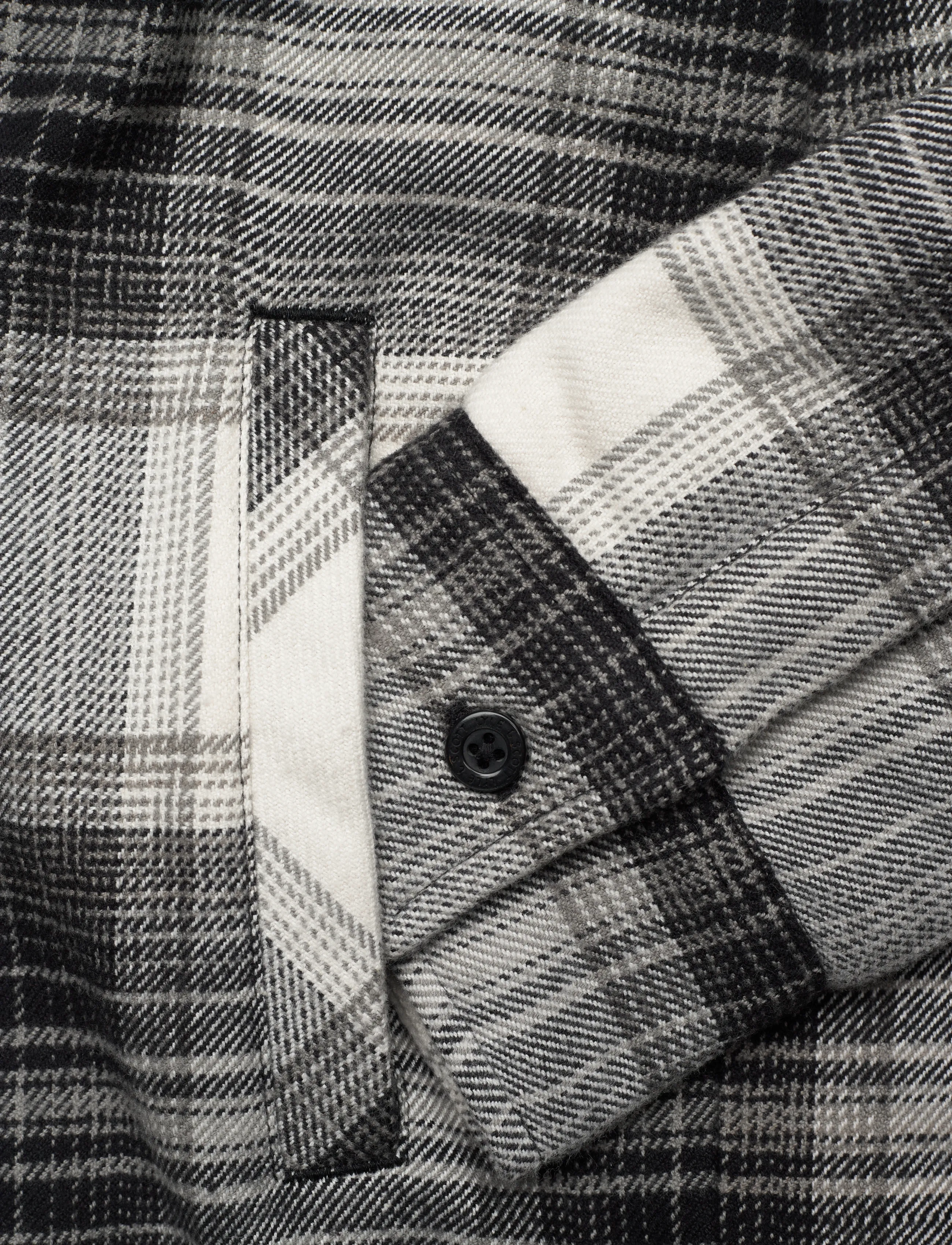 Lyle & Scott - Brushed Check Jacket - overshirts - z865 jet black - 3