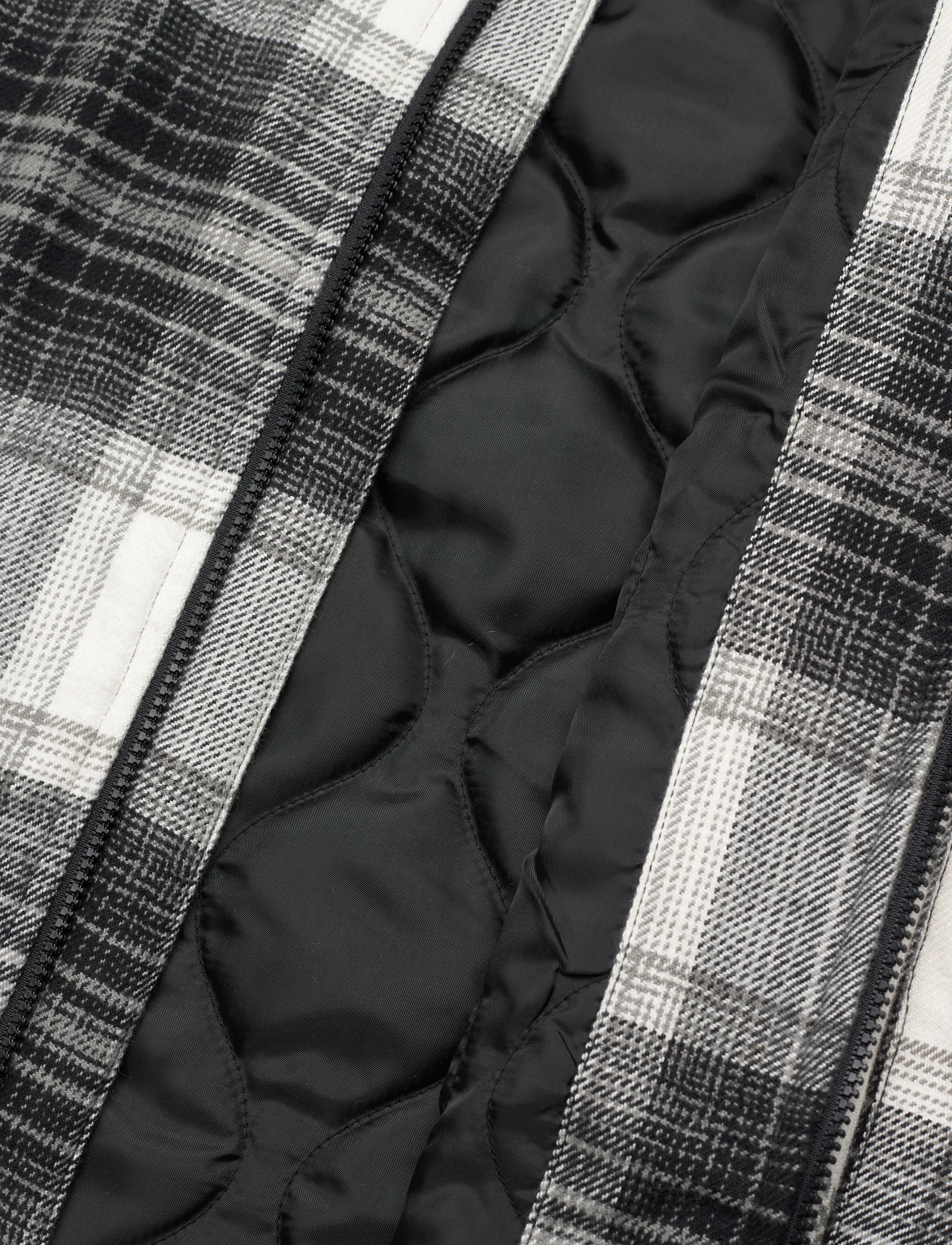 Lyle & Scott - Brushed Check Jacket - overshirts - z865 jet black - 5