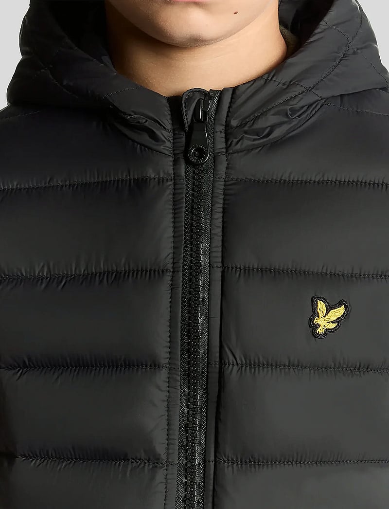 Lyle & Scott - Light Weight Padded Jacket - talvejope - z865 jet black - 4