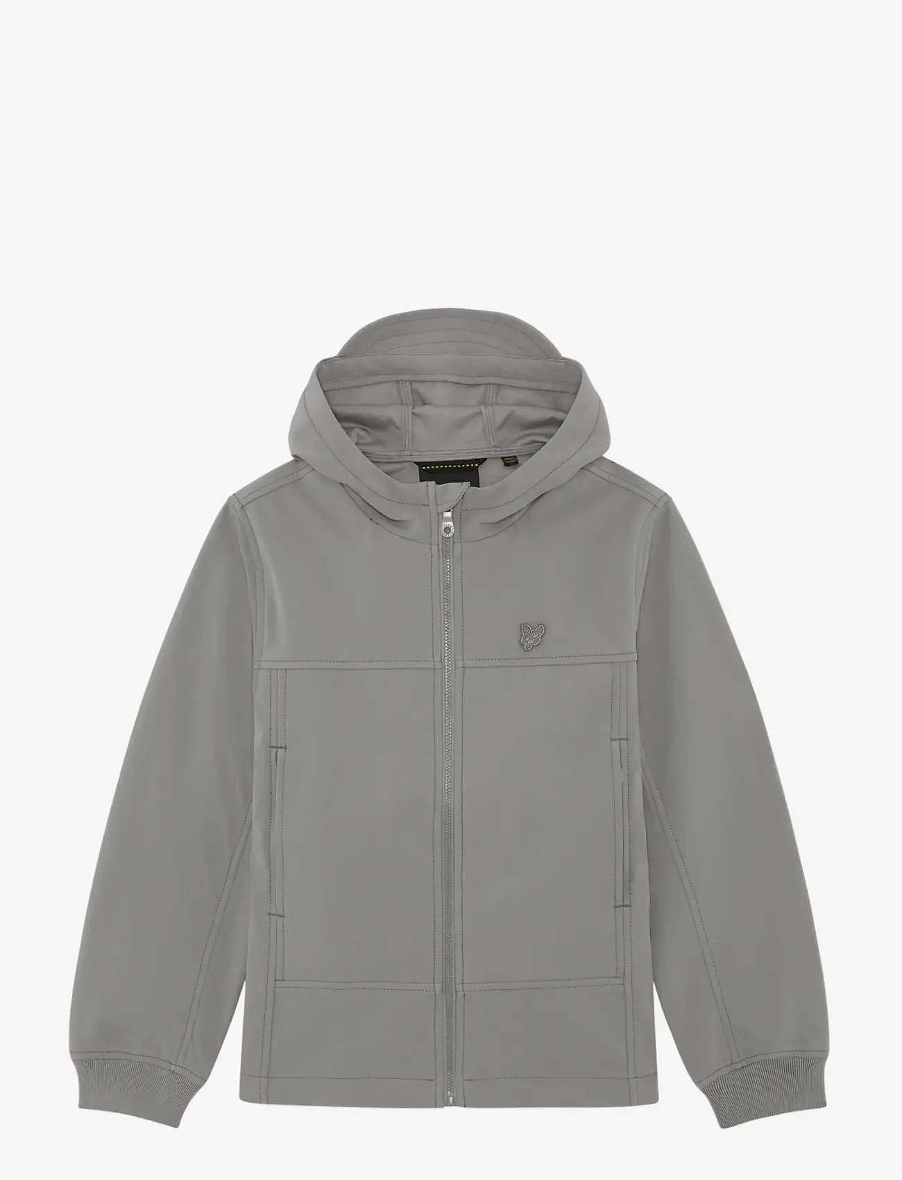 Lyle & Scott - Tonal Eagle SoftShell Jacket - höstjackor - x852 sharkskin - 0