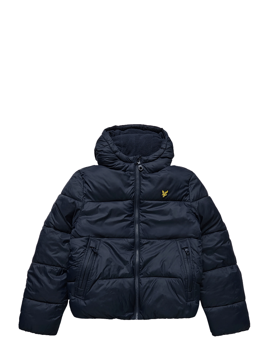 Lyle & Scott - Fleece Lined Padded Jacket - thermo-jacken - dark navy - 0
