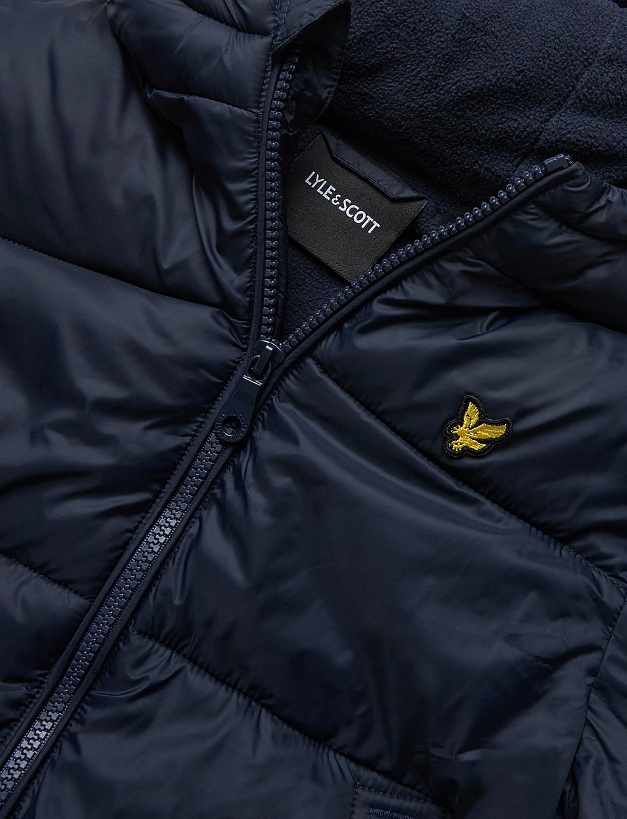 Lyle & Scott - Fleece Lined Padded Jacket - thermo-jacken - dark navy - 2