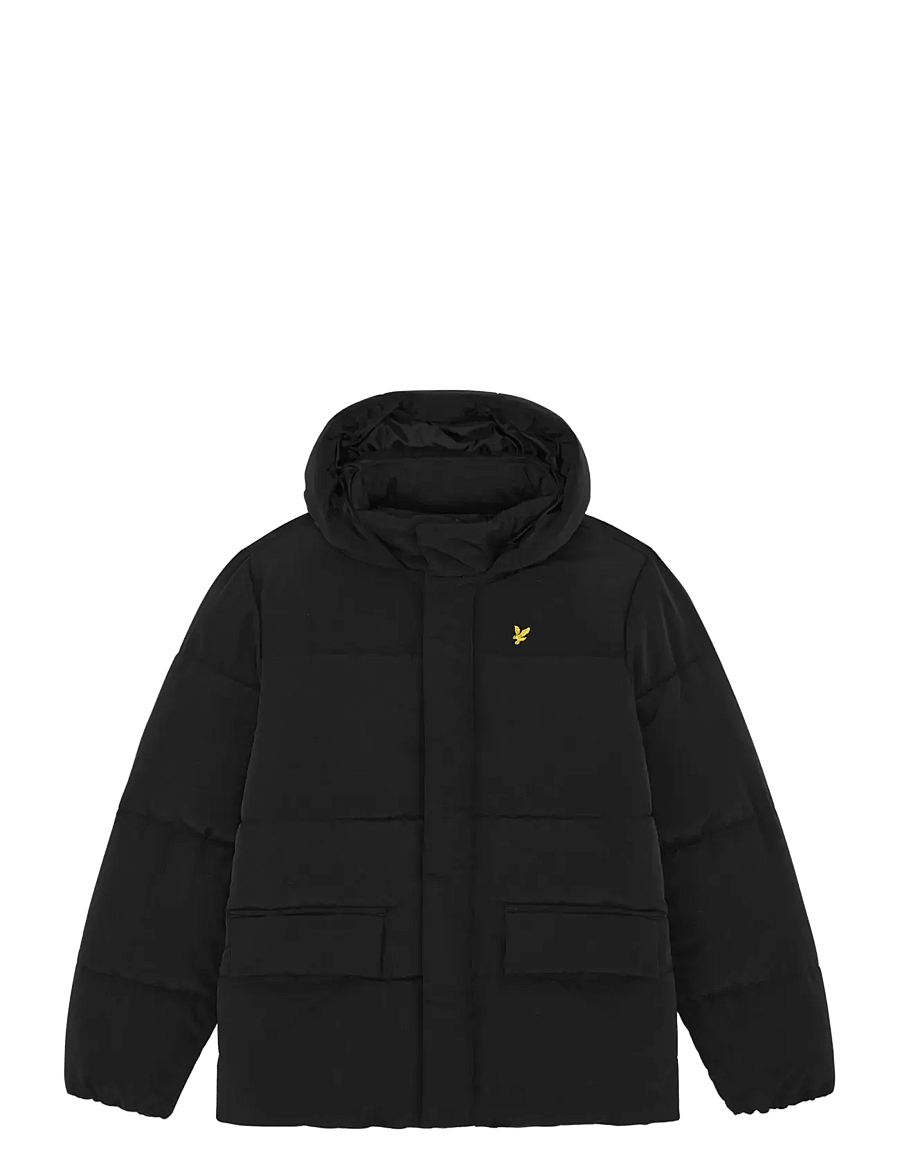 Lyle & Scott - Nylon Padded Coat - jet black - 0