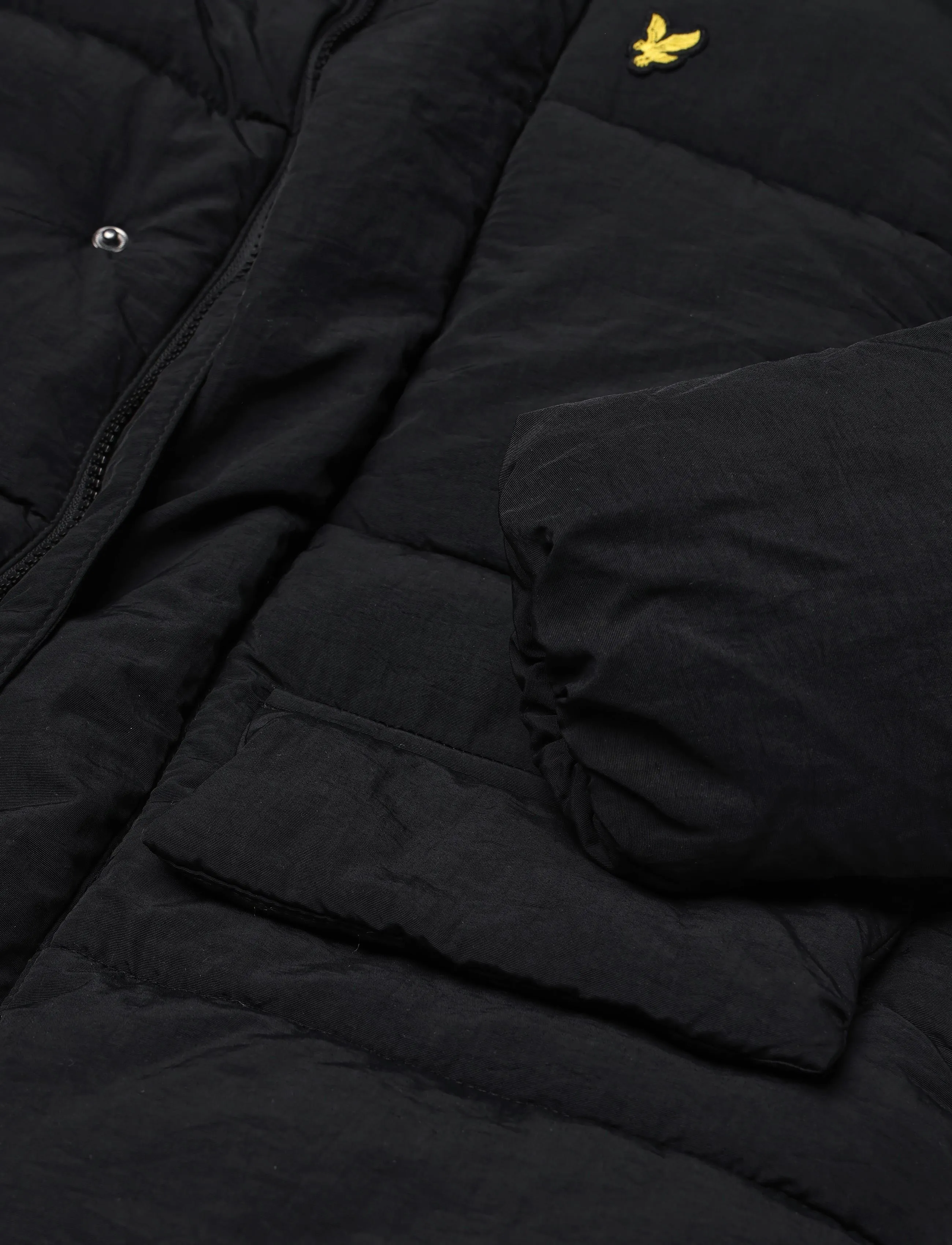Lyle & Scott - Nylon Padded Coat - quiltede jakker - jet black - 3