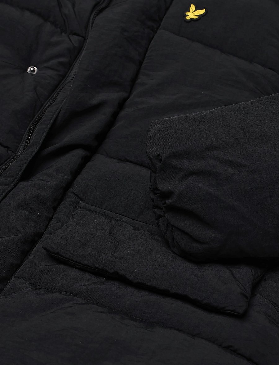 Lyle & Scott - Nylon Padded Coat - quiltede jakker - jet black - 3