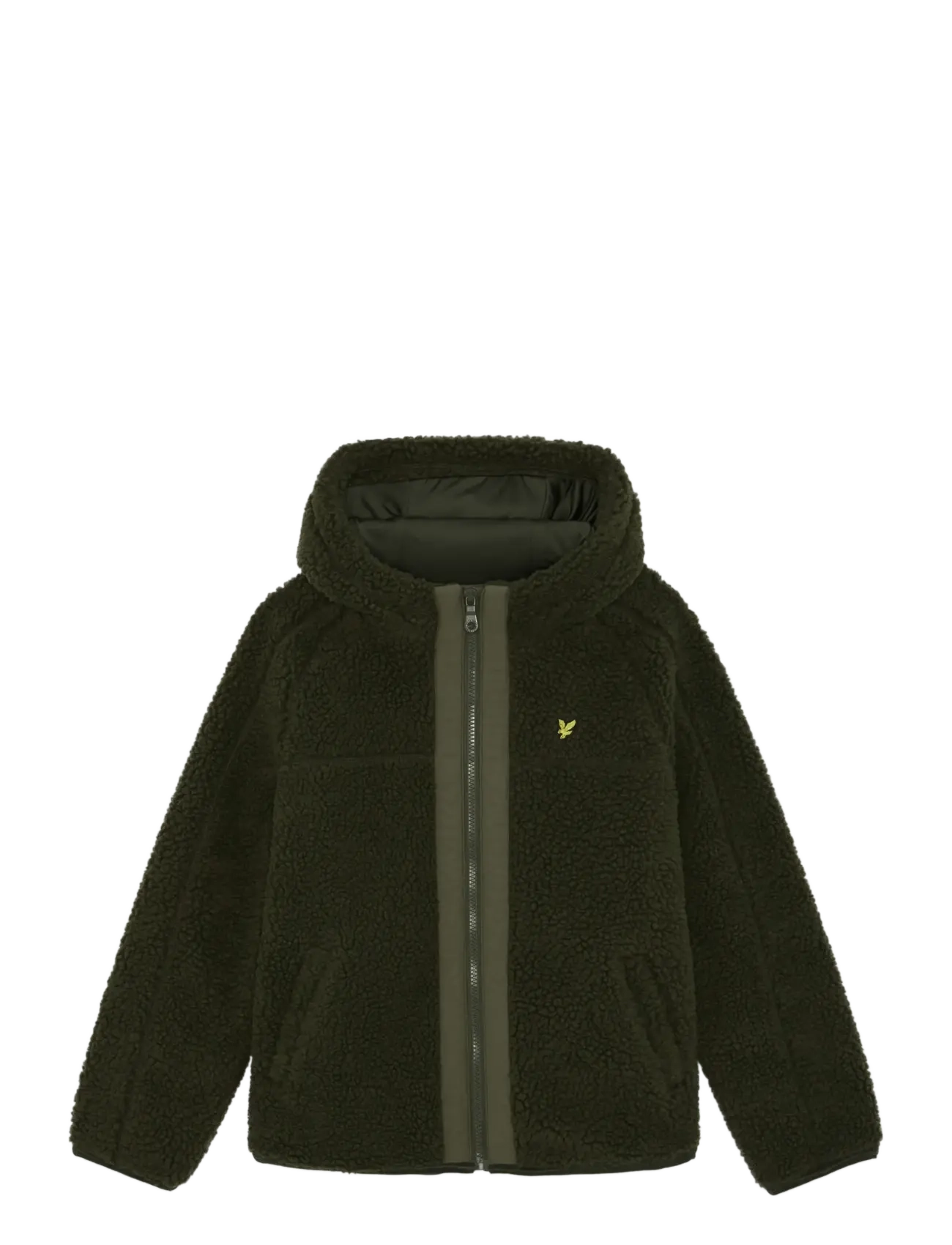 Lyle & Scott Hooded Sherpa Fleece Jacket - Thermo jacket - DEEP DEPTHS / green