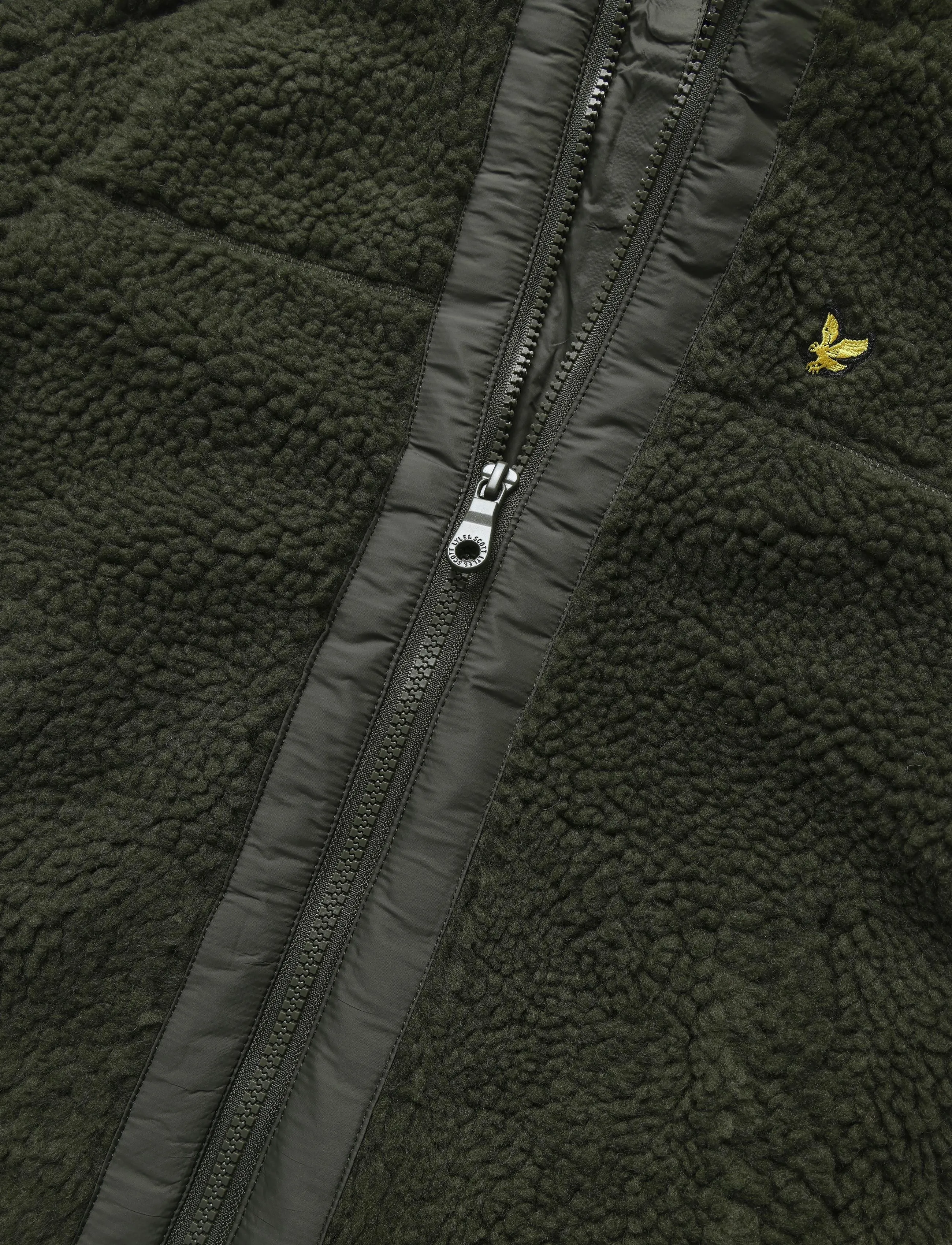 Lyle & Scott - Hooded Sherpa Fleece Jacket - thermo-jacken - deep depths - 3