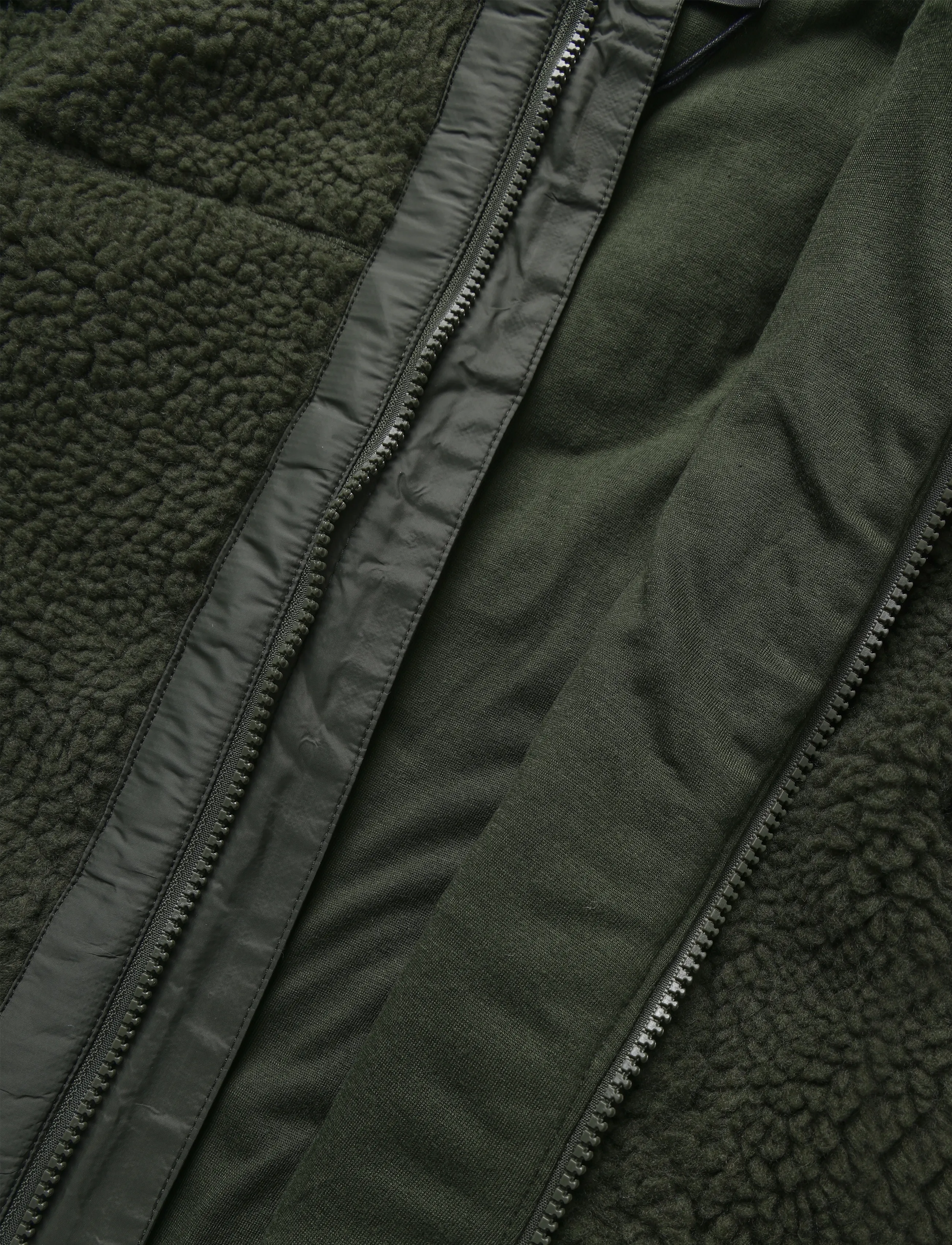 Lyle & Scott - Hooded Sherpa Fleece Jacket - thermo-jacken - deep depths - 4
