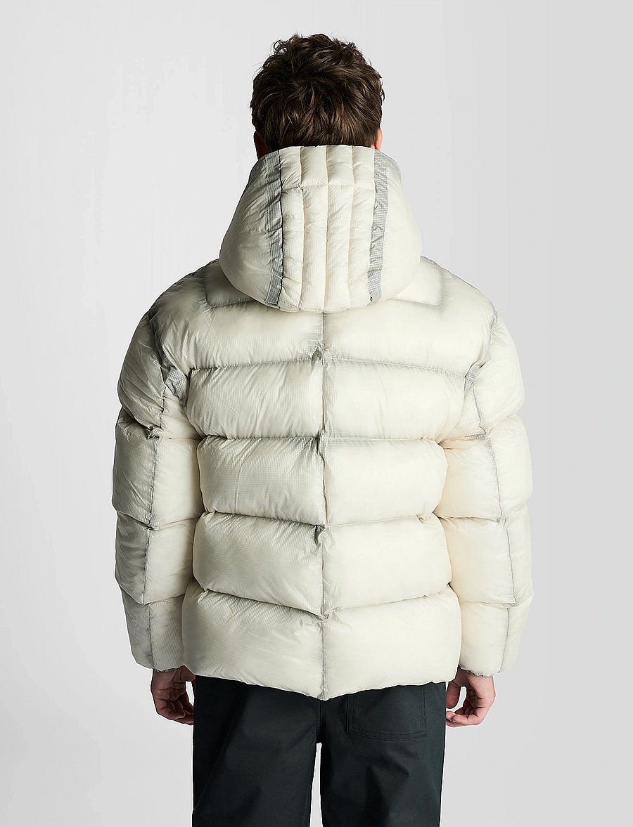 Lyle & Scott - Translucent Puffer Jacket - vinterjackor - putty - 4