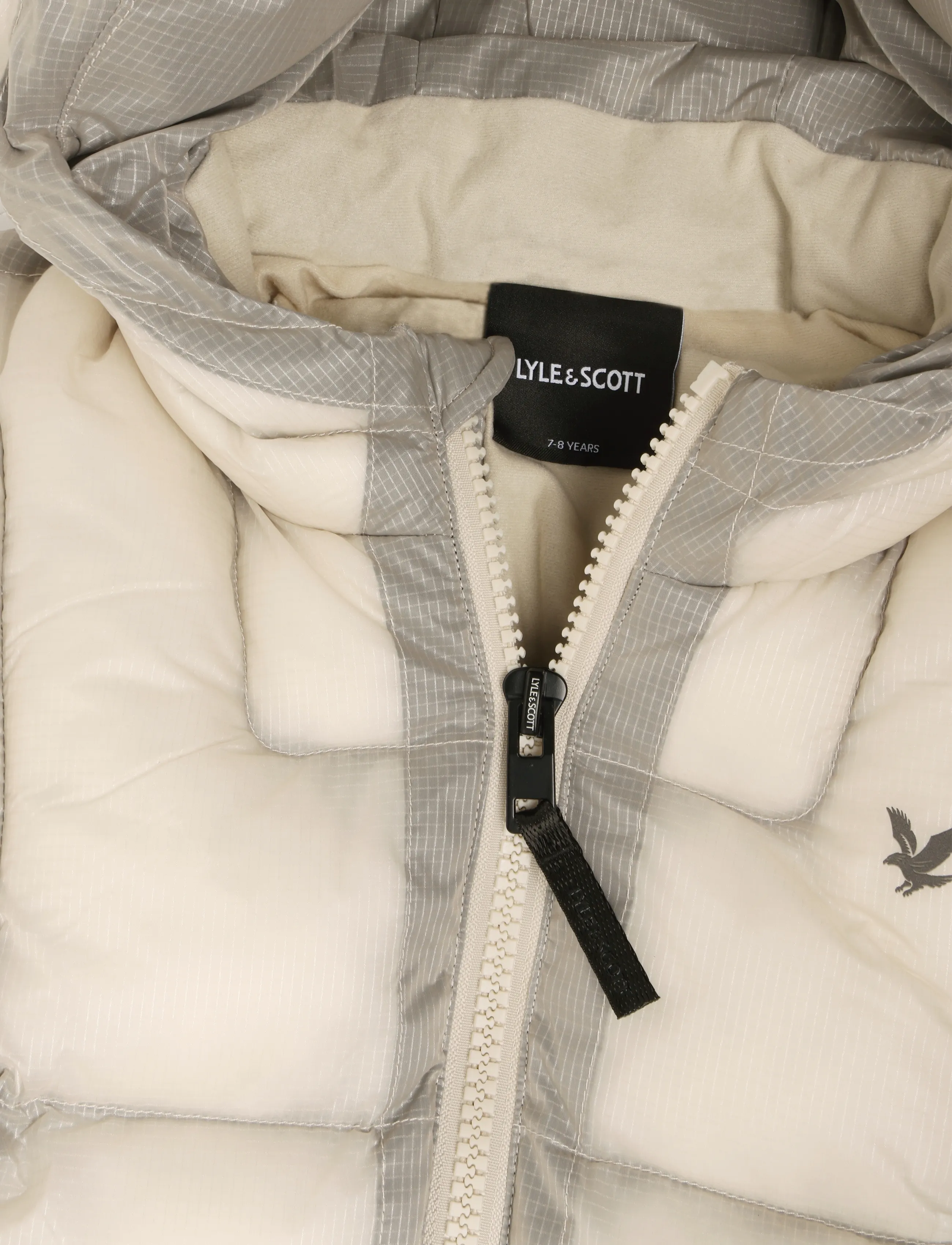 Lyle & Scott - Translucent Puffer Jacket - vinterjackor - putty - 5