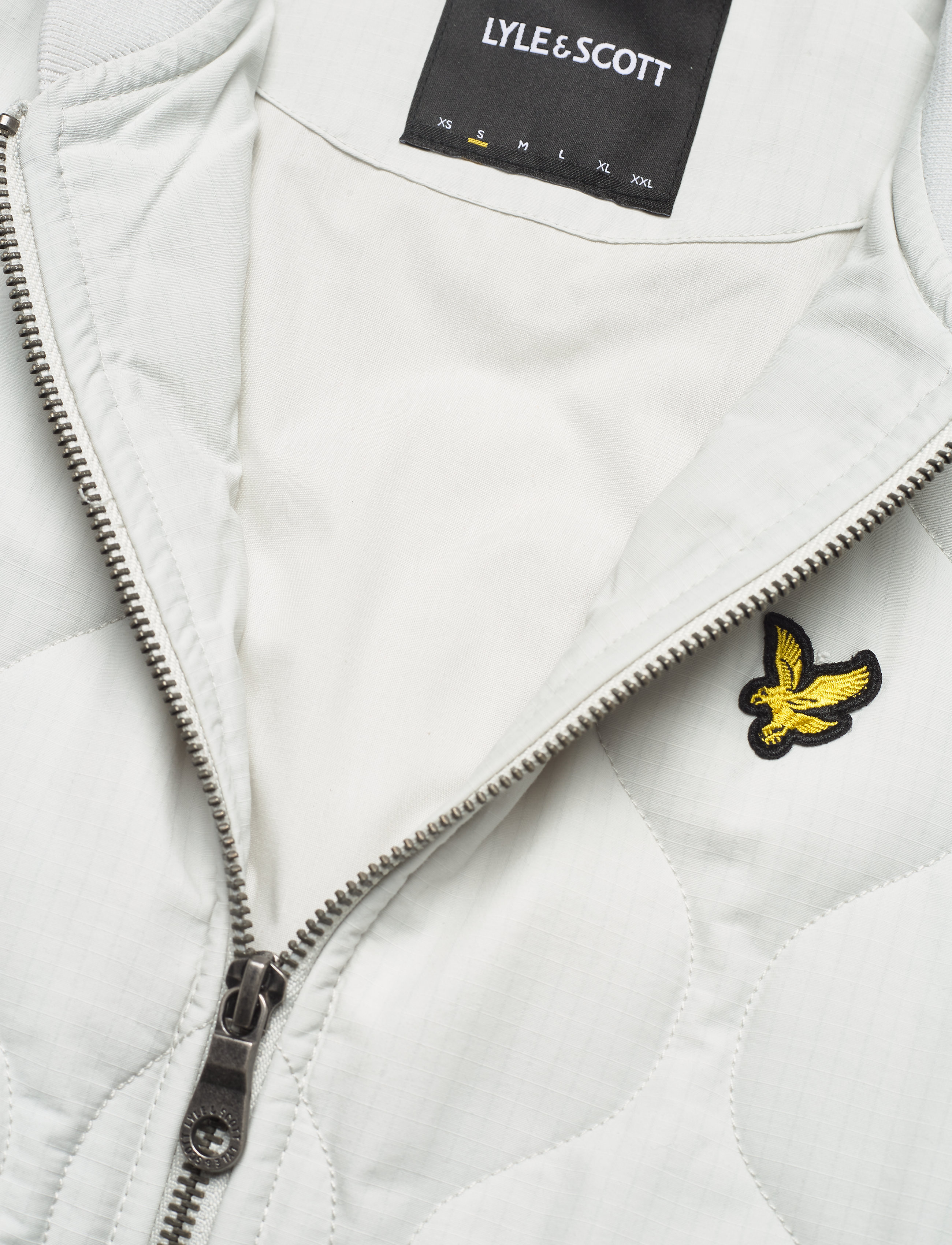 Lyle & Scott - Quilted Bomber - cloud - 2