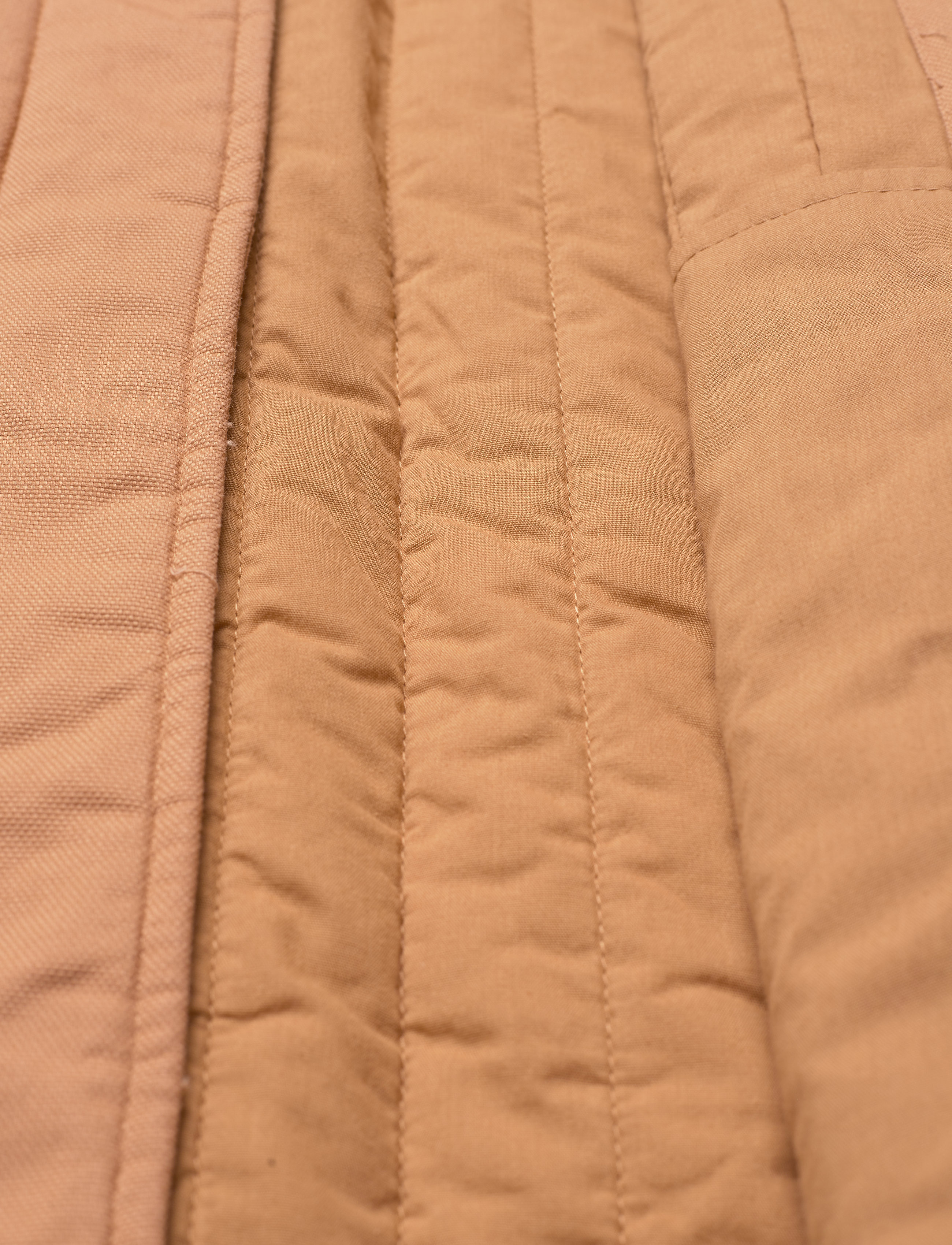 Lyle & Scott - Quilted Tie Waist Jacket - tan - 4