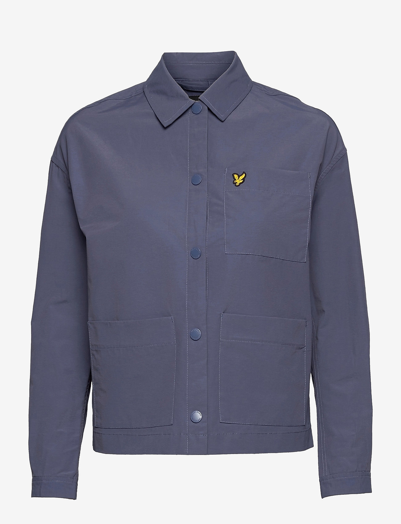 Lyle & Scott - Shacket - langærmede skjorter - nightshade blue - 0