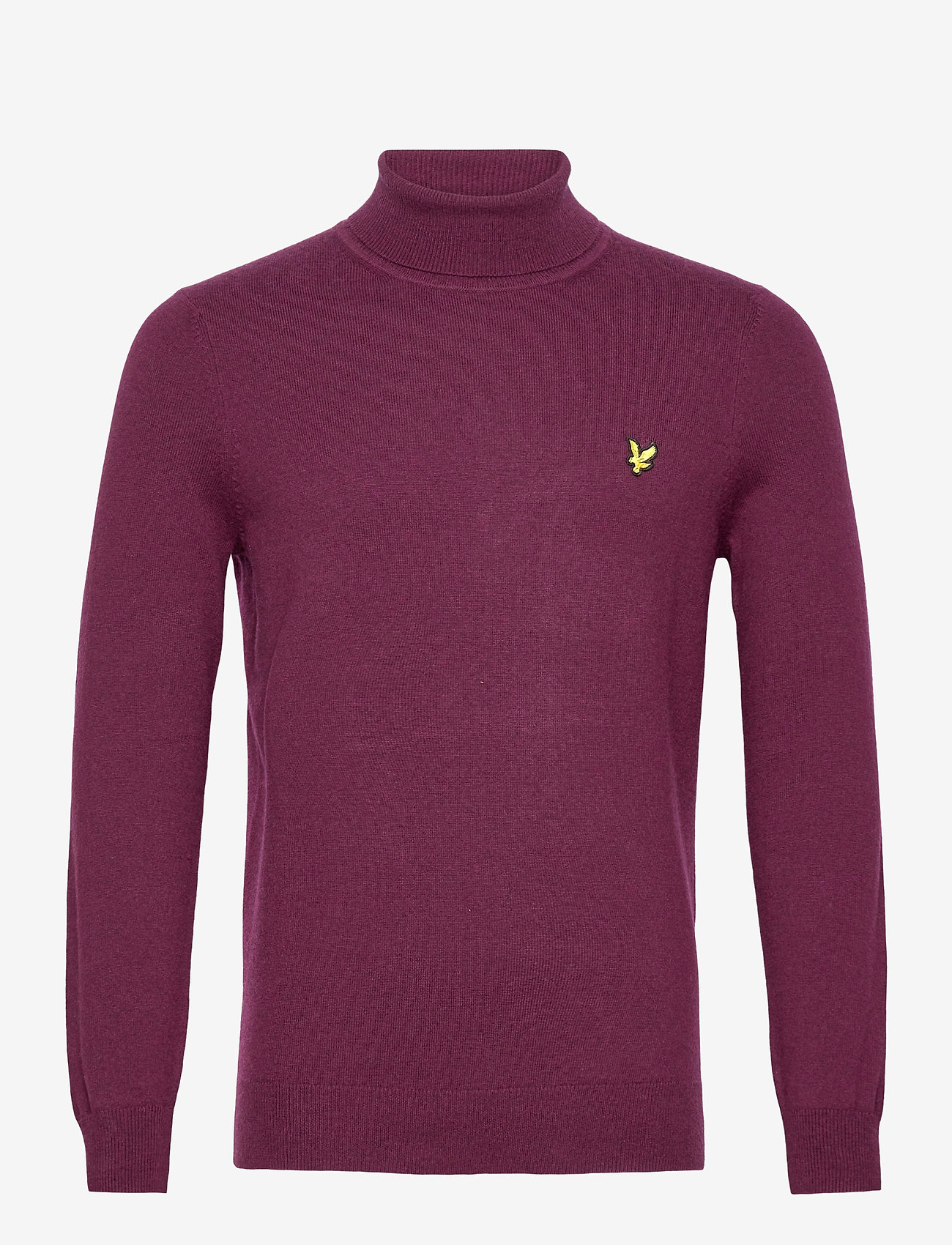 Roll Neck Jumper - BURGUNDY