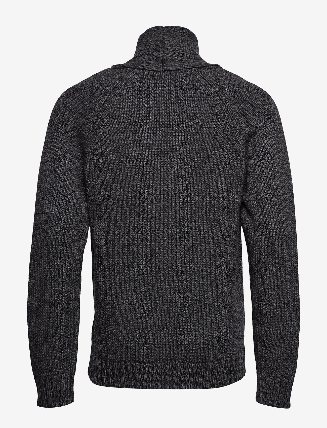Lyle & Scott - Shawl Neck Cardigan - charcoal marl - 1