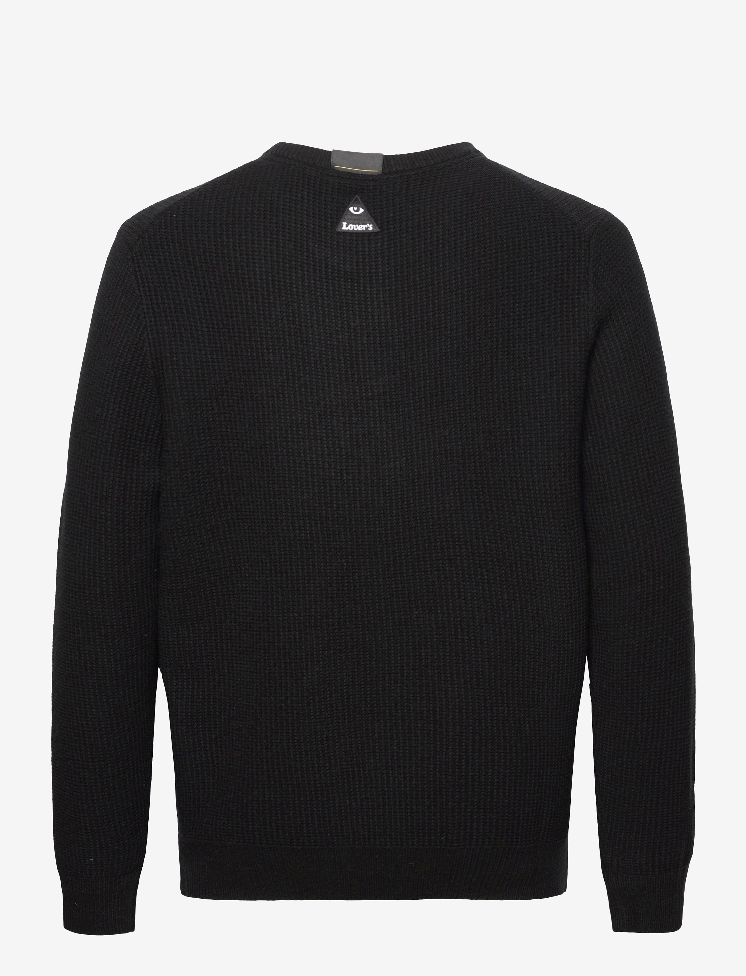 Lyle & Scott - Embroidered Logo Knitted Jumper - jet black - 1