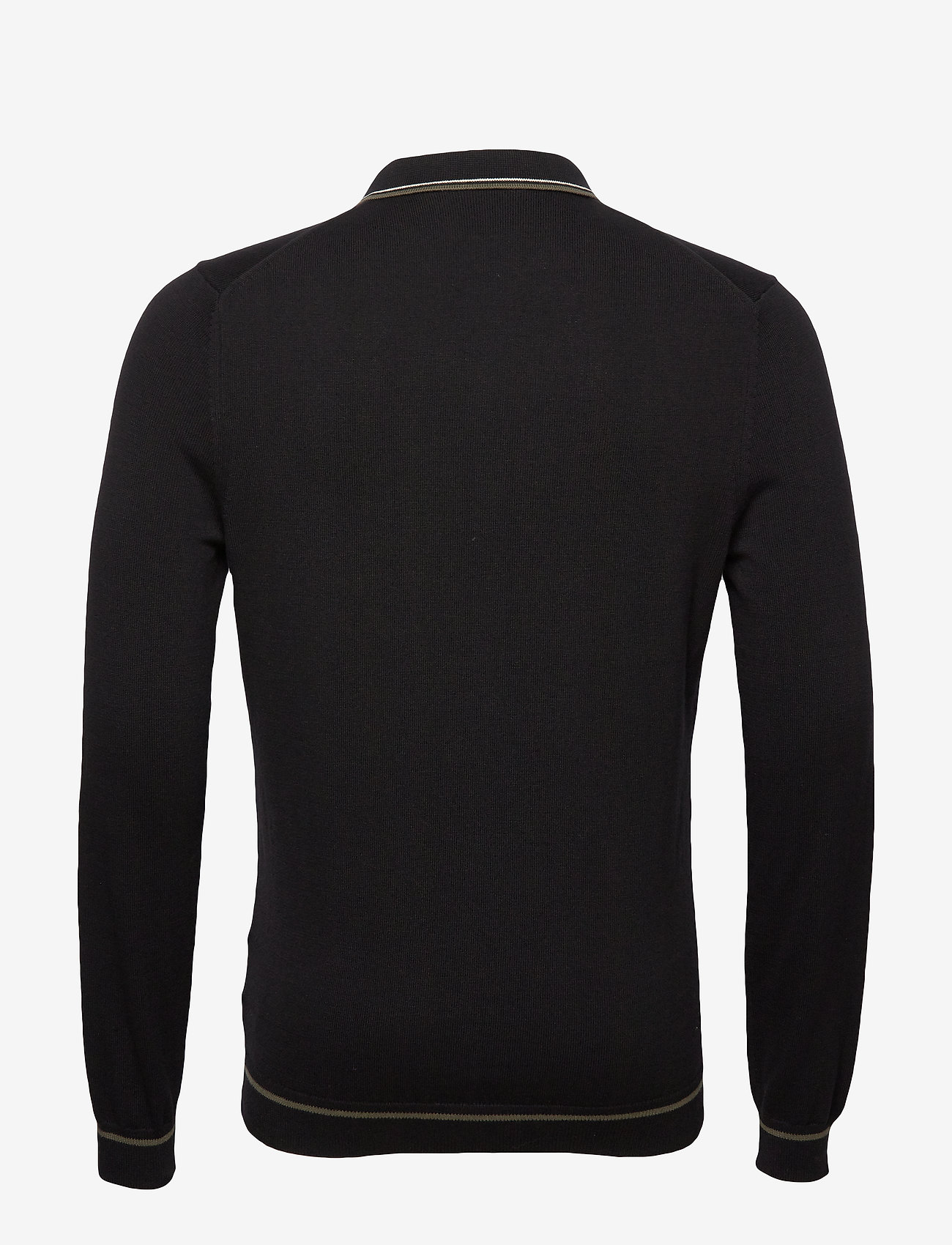 Lyle & Scott - Knitted LS Polo - true black - 1
