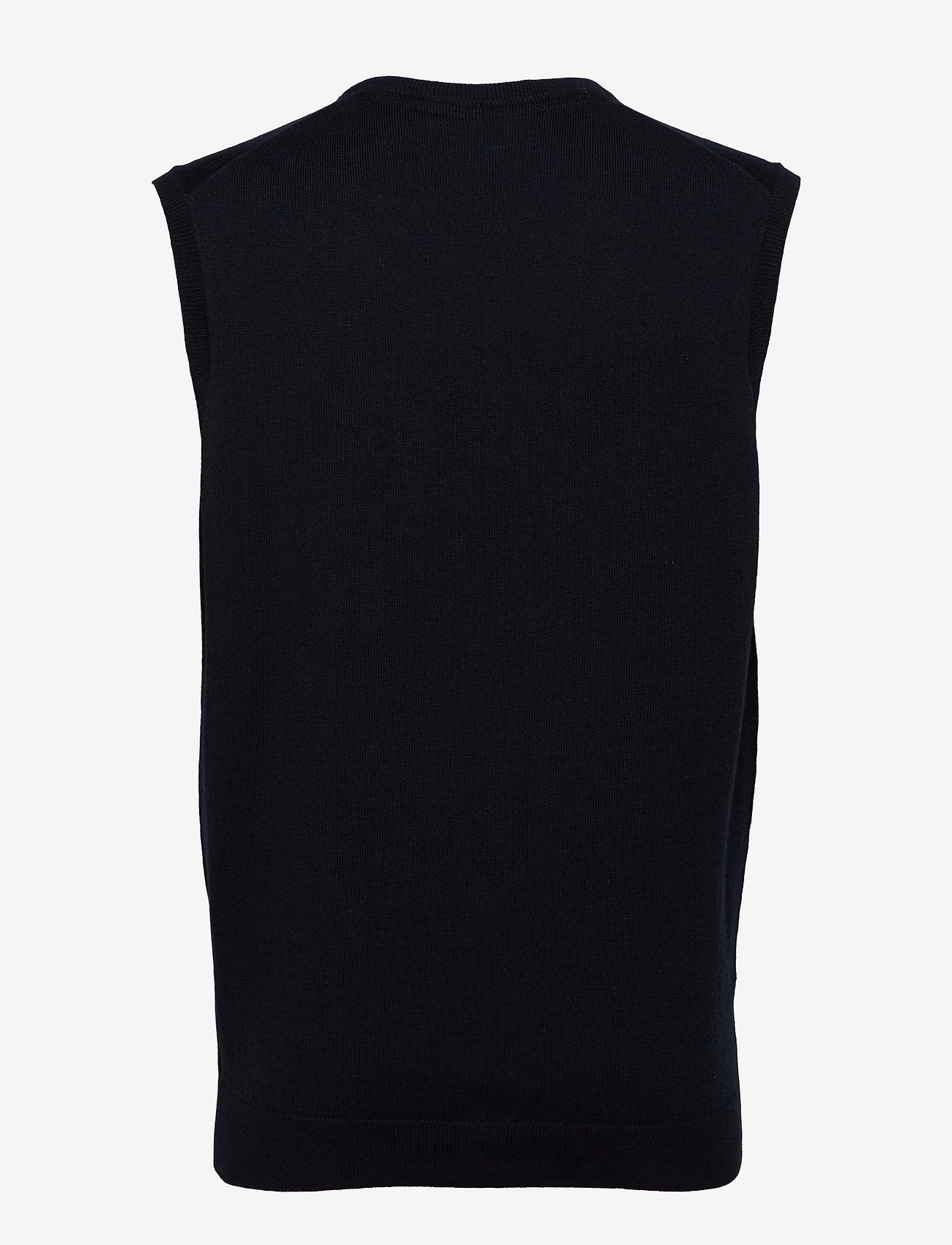 Lyle & Scott - Cotton Merino Vest - dark navy - 1