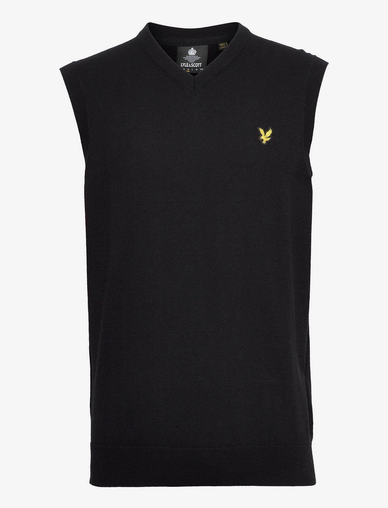Lyle & Scott - V Neck Vest - jet black - 0