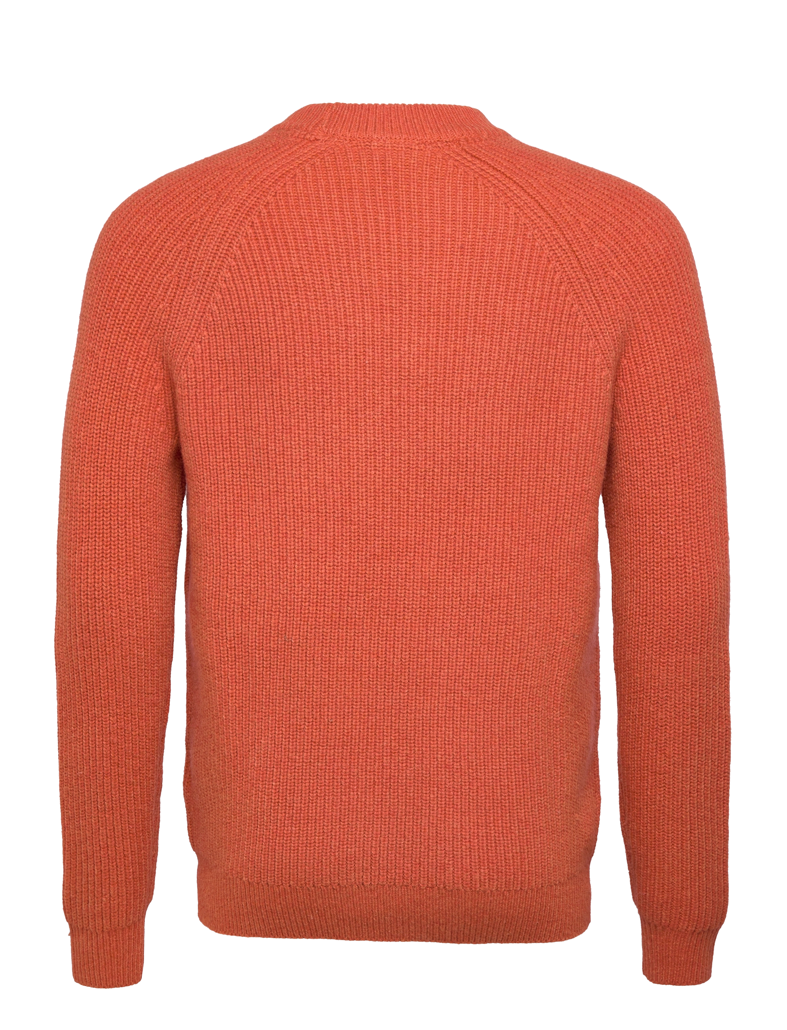 Lyle & Scott - Shaker Stitch Mock Neck Jumper - victory orange - 1