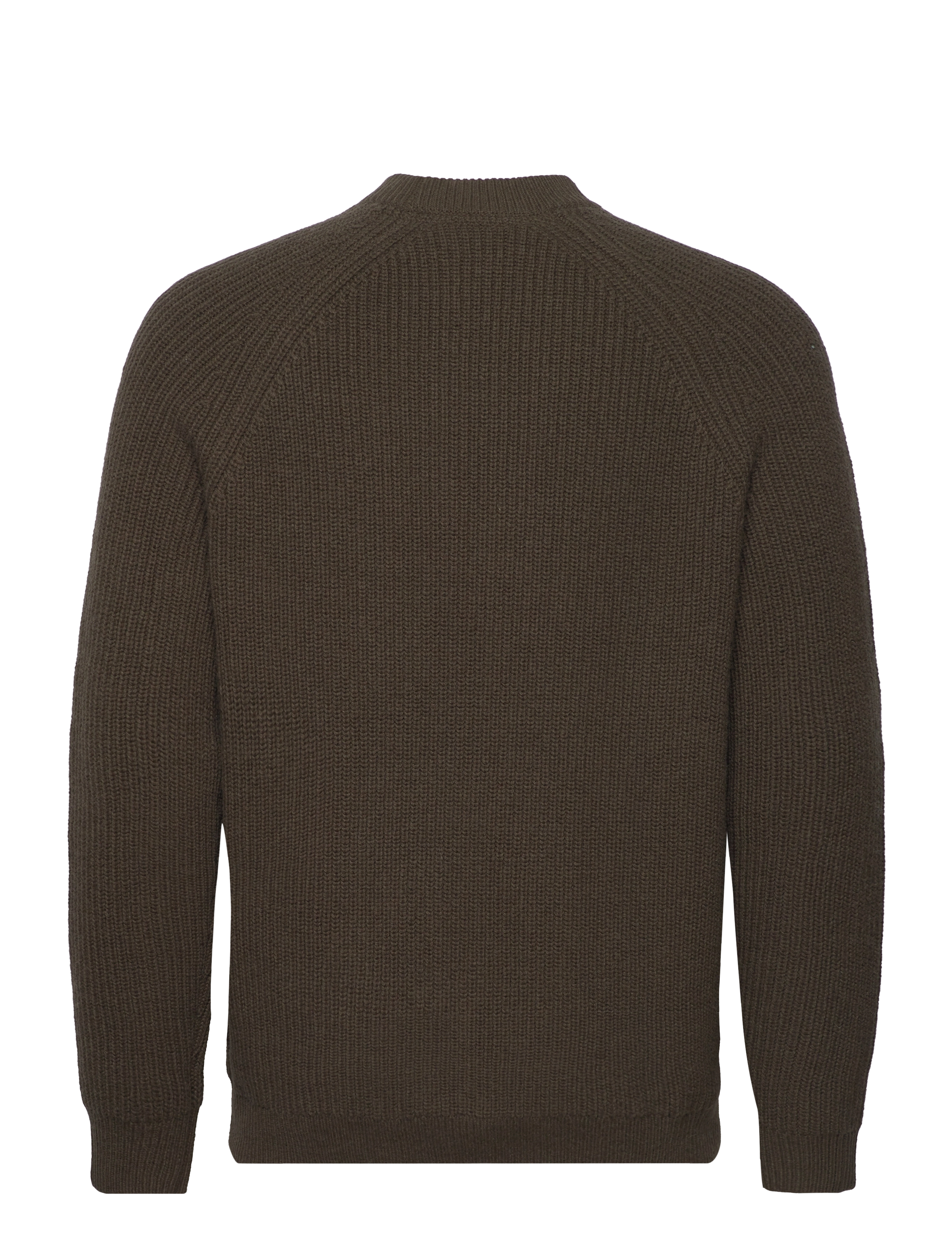 Lyle & Scott - Shaker Stitch Mock Neck Jumper - w485 olive - 1