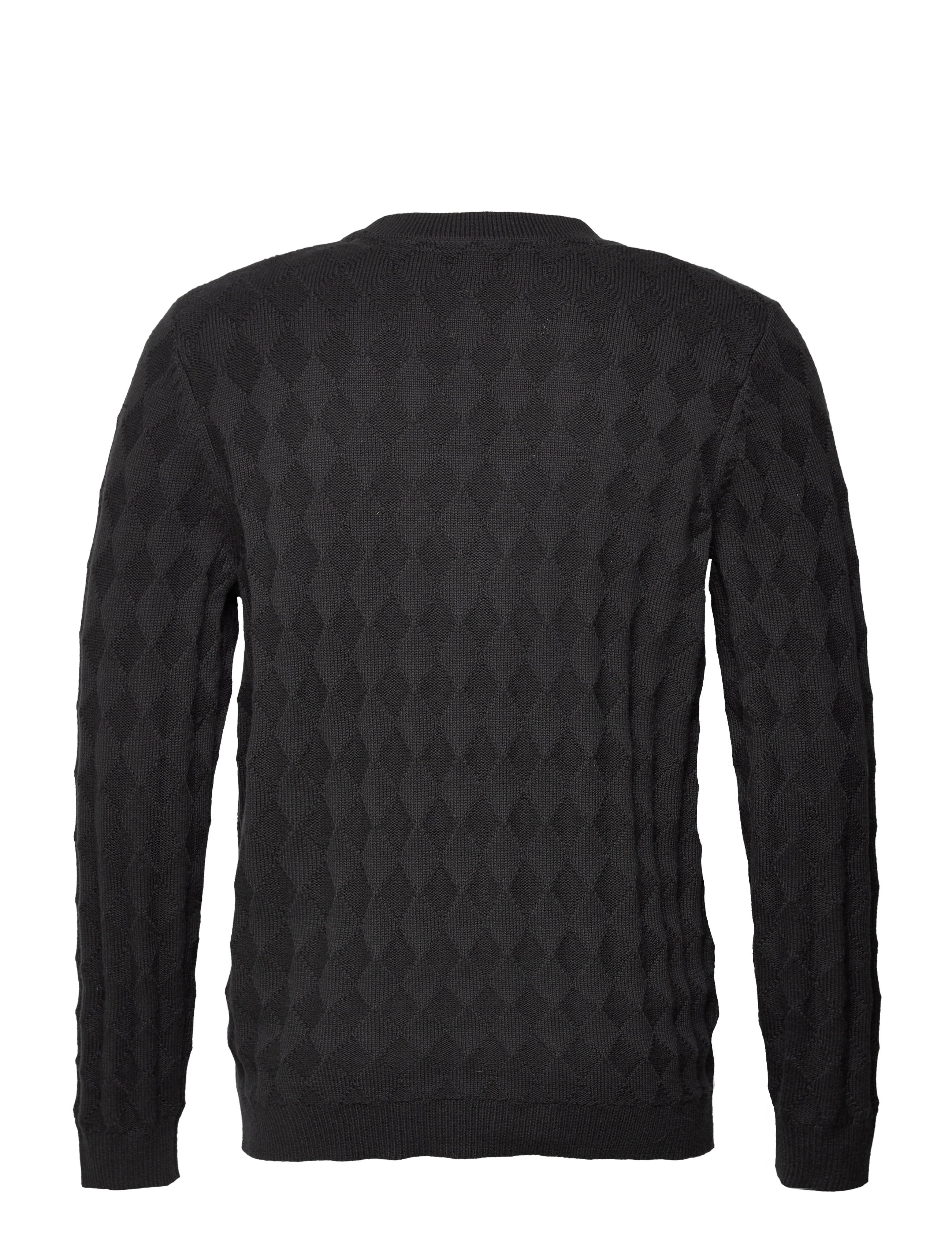 Lyle & Scott - Argyle Cardigan - gunmetal - 1