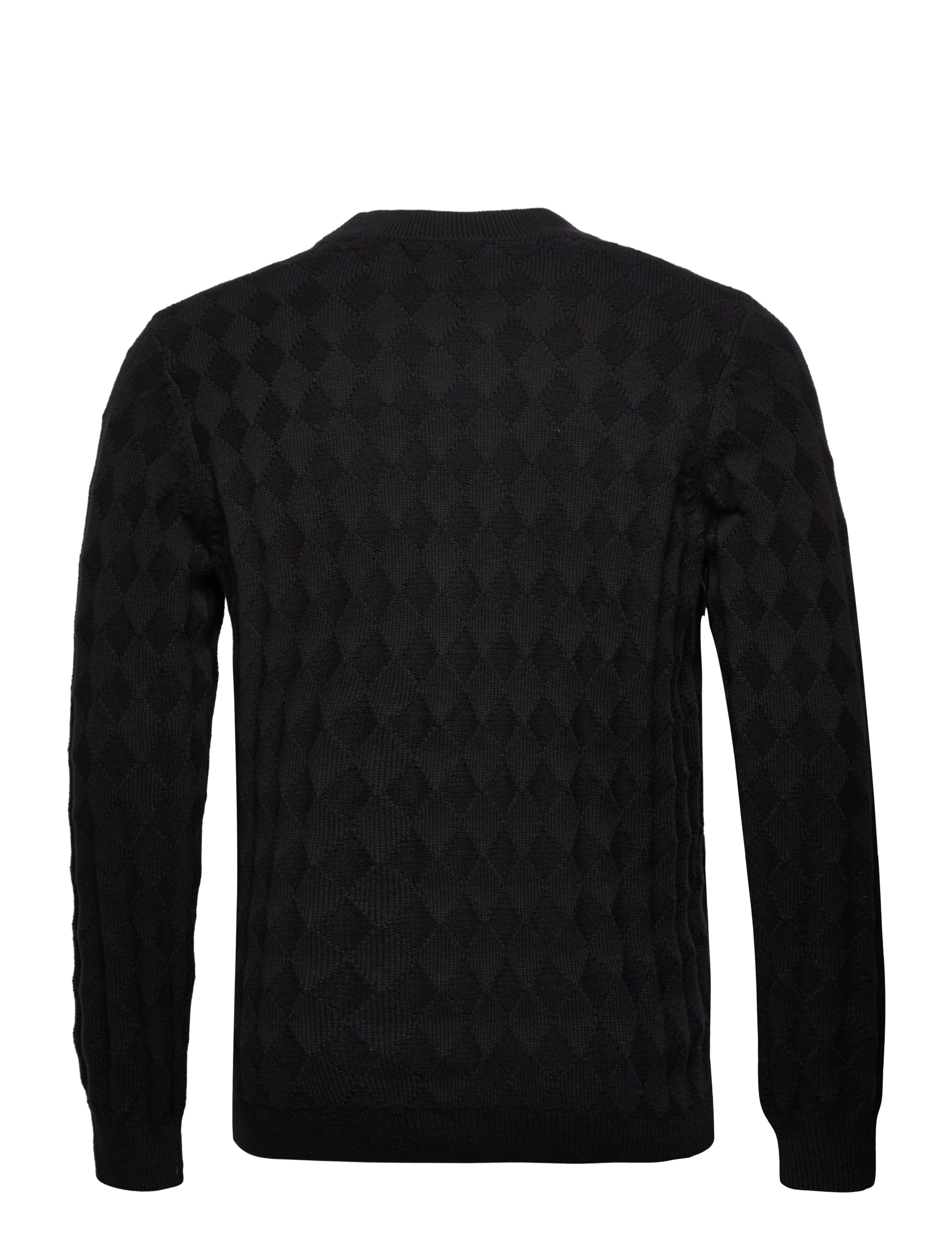 Lyle & Scott - Argyle Cardigan - jet black - 1