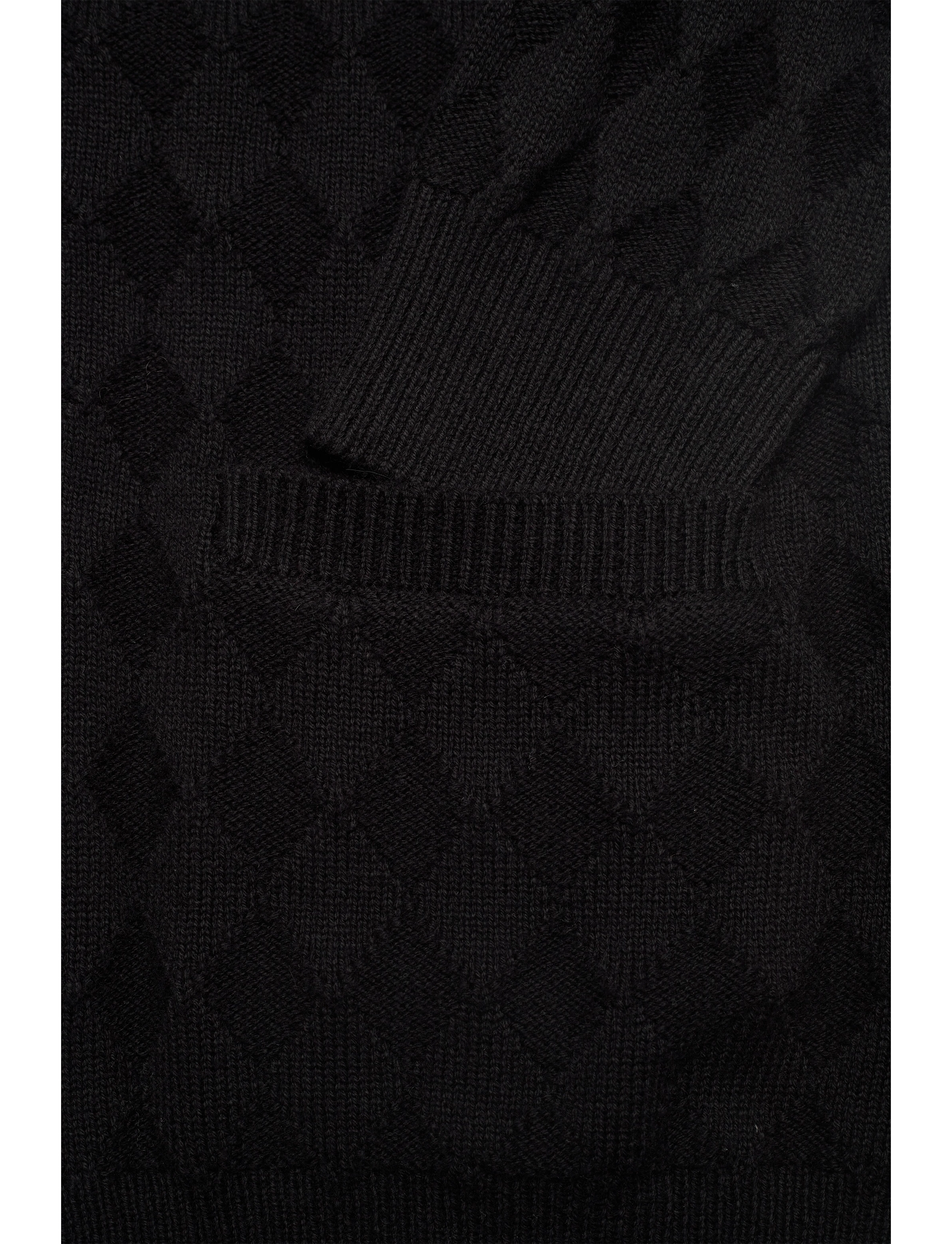 Lyle & Scott - Argyle Cardigan - jet black - 3