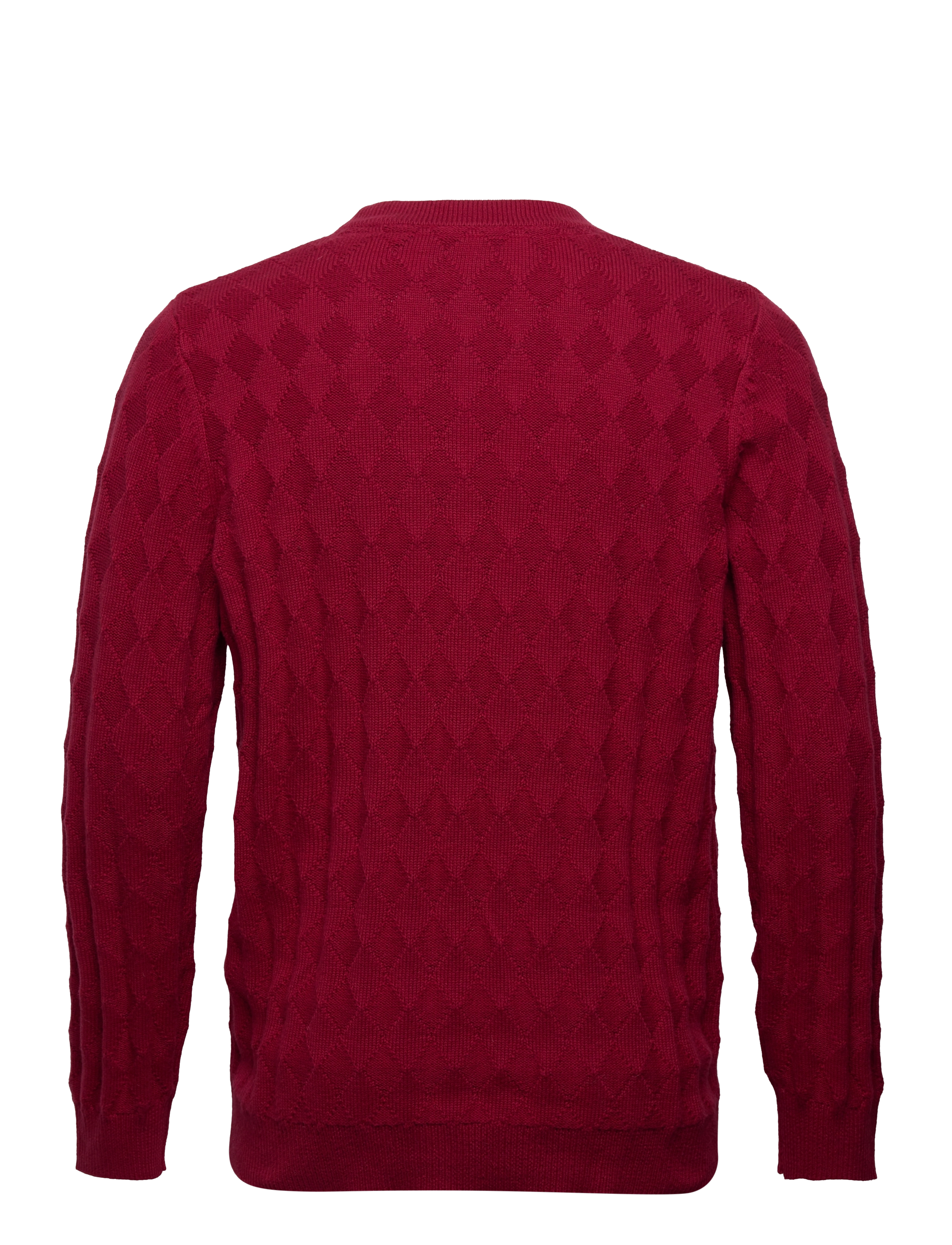 Lyle & Scott - Argyle Cardigan - tunnel red - 1