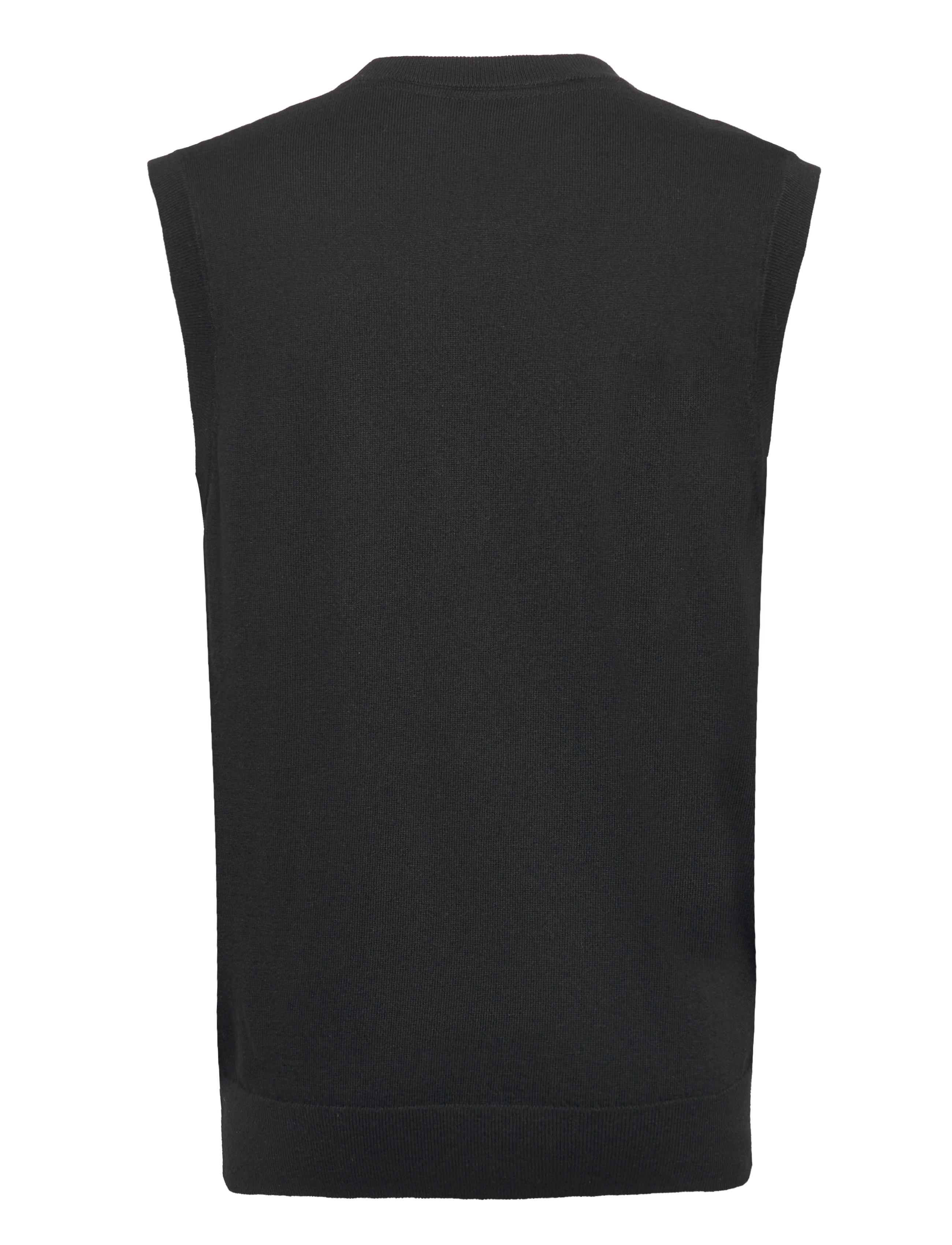 Lyle & Scott - Crew Neck Vest - jet black - 1