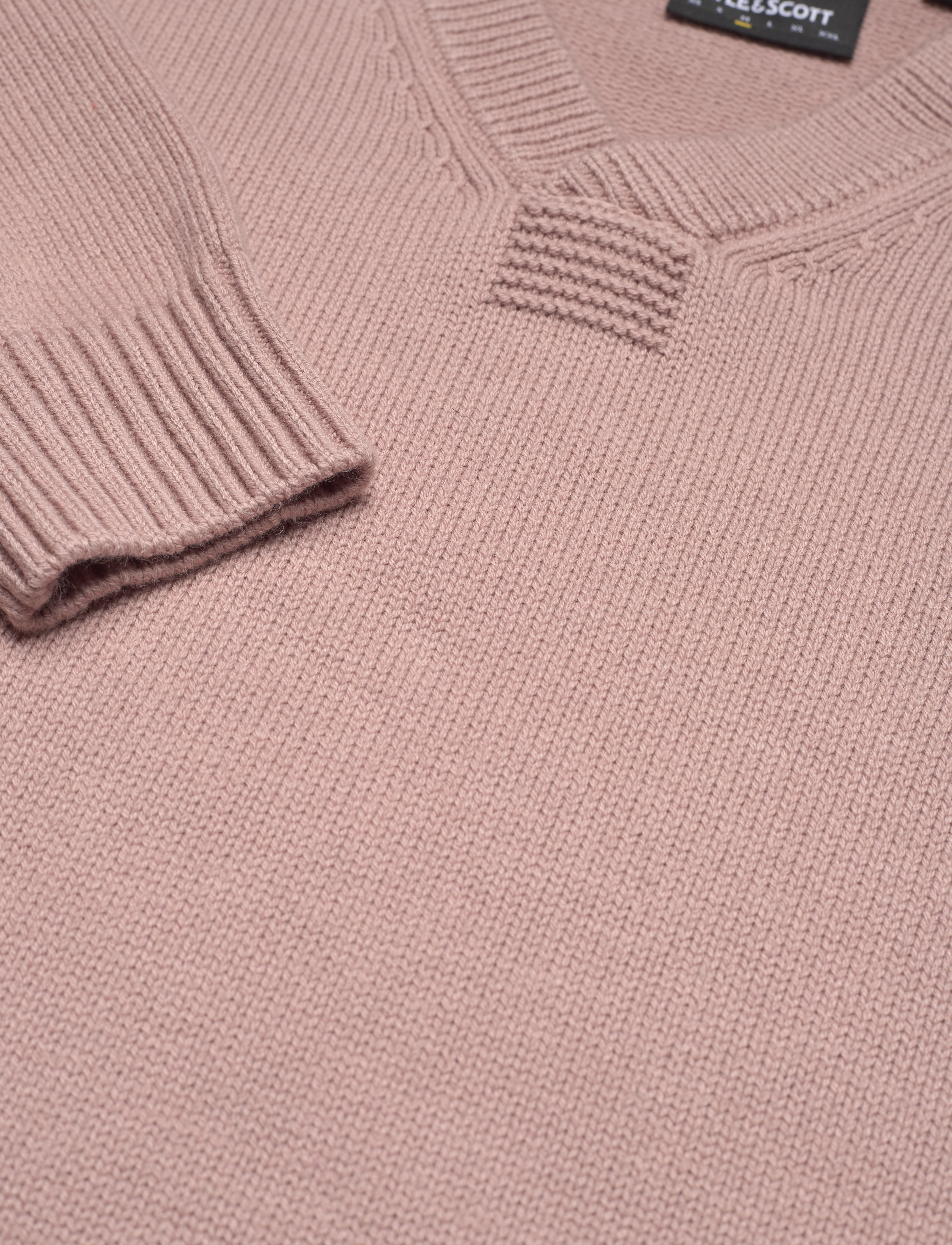 Lyle & Scott - Utility V Neck - mauve dusk - 2