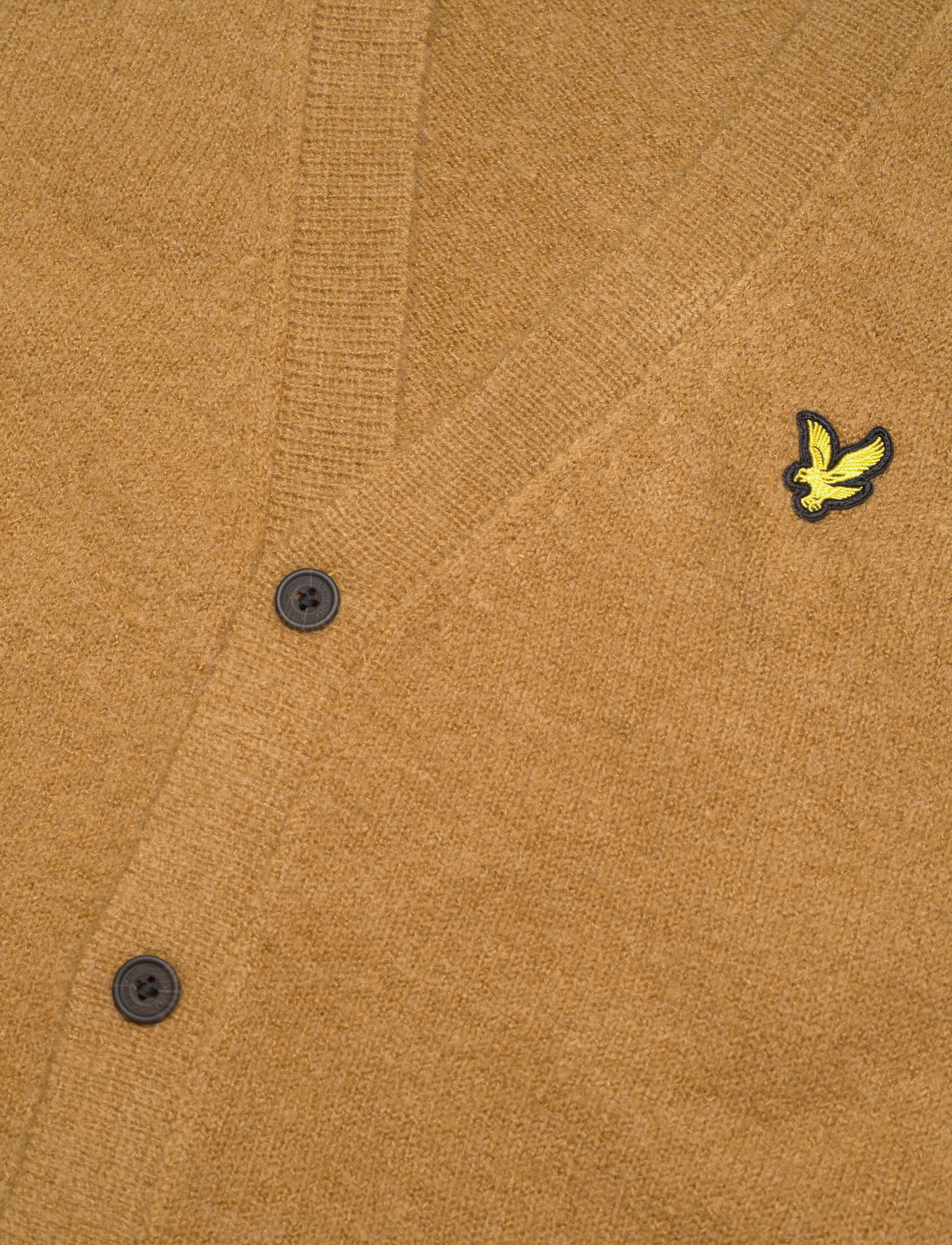 Lyle & Scott - Brushed Cardigan - anniversary gold - 3
