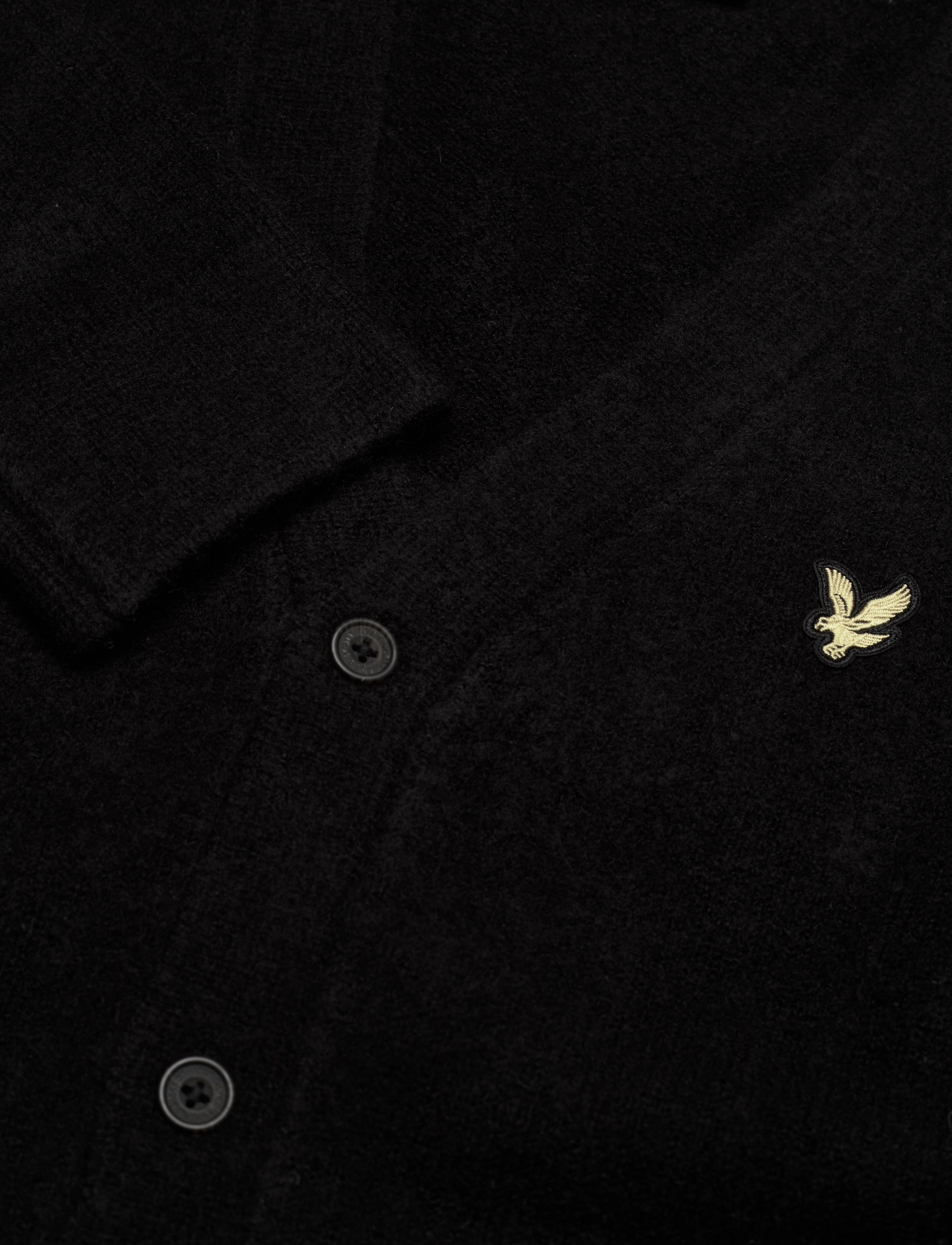 Lyle & Scott - Brushed Cardigan - jet black - 2
