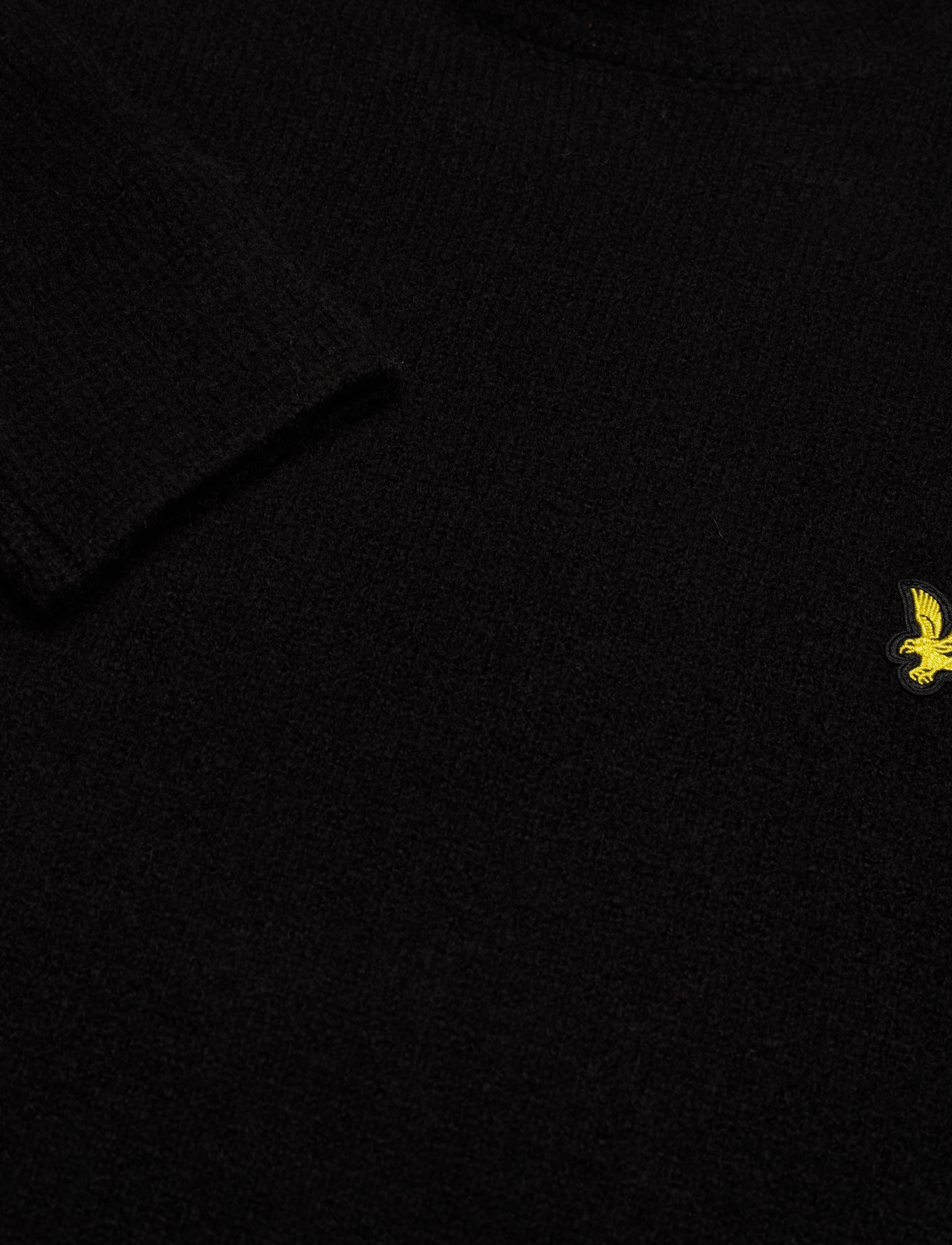 Lyle & Scott - Brushed Crew Neck - jet black - 2