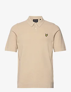 Textured Knitted Polo, Lyle & Scott