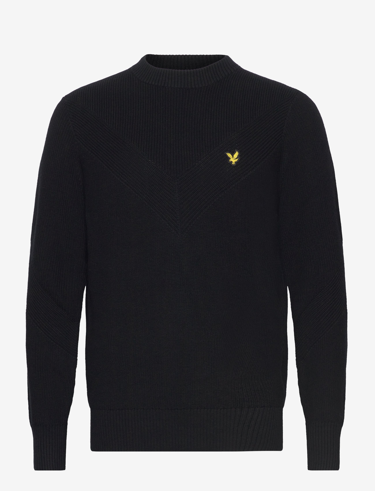 Lyle & Scott - Chevron Knit - x002 black ice - 0