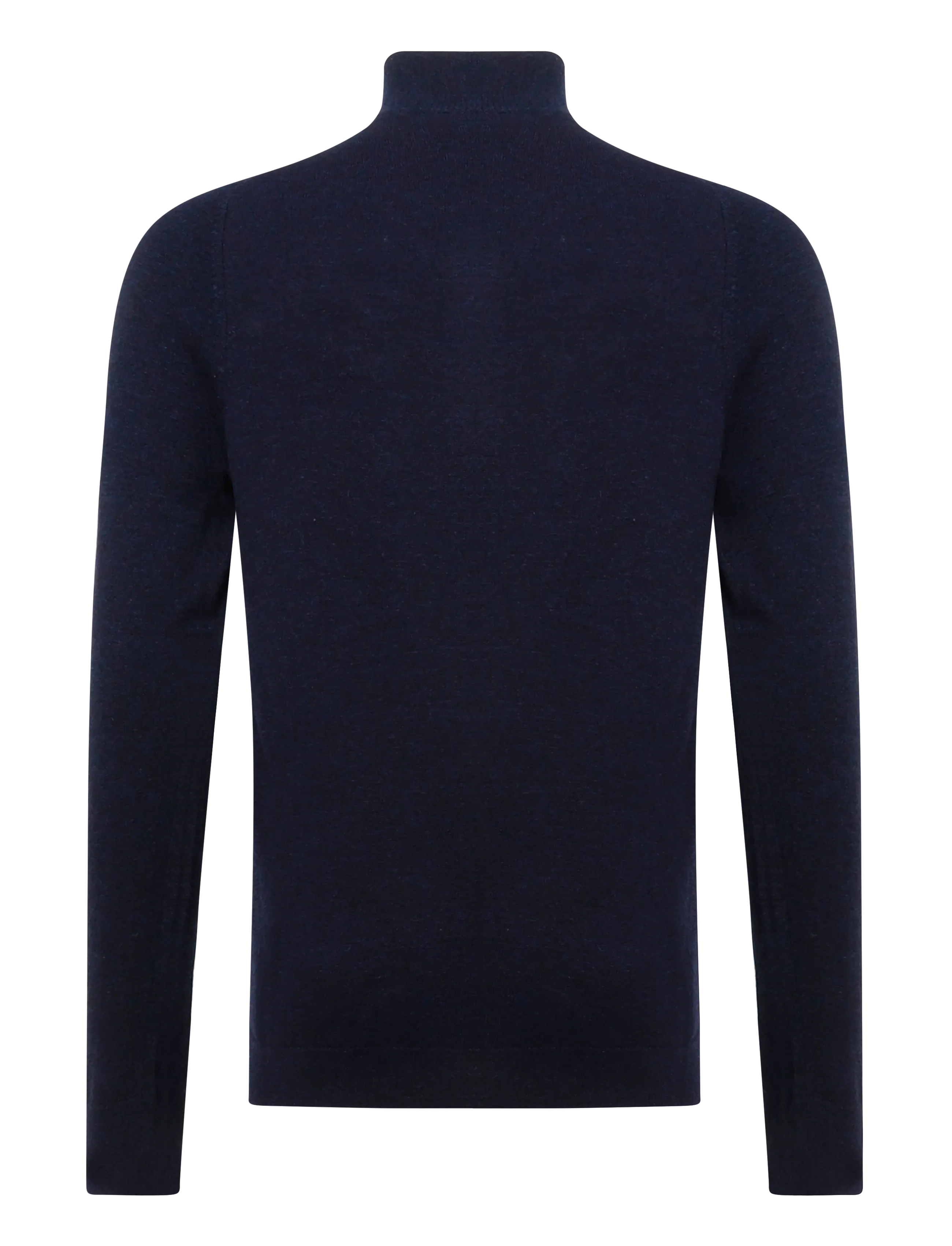 Lyle & Scott - Lambswool Blend Zip Through Cardigan - cardigans - dark navy marl - 2